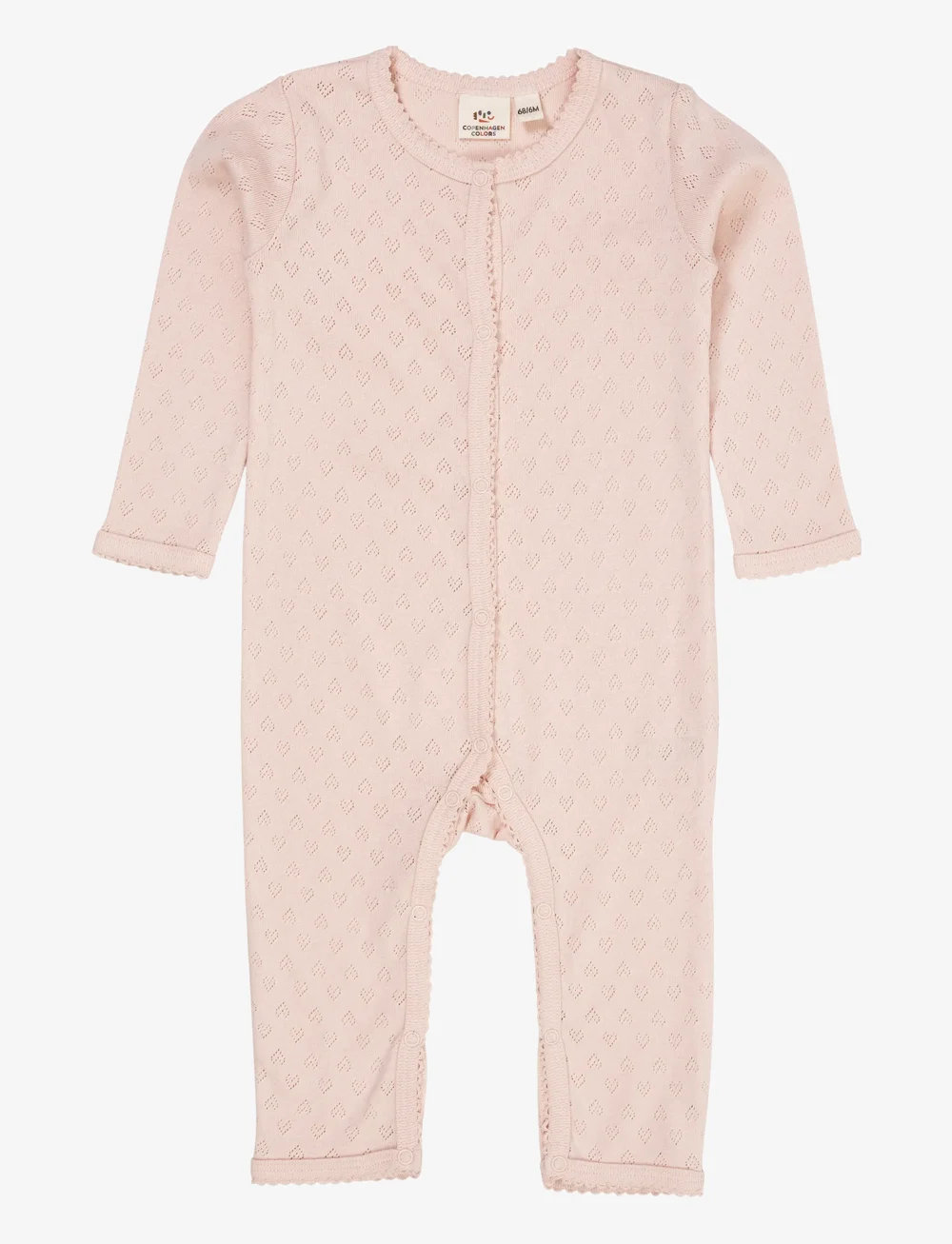 Copenhagen Colors - POINTELLE HEART FULL BODY - langärmelig - dusty rose - 0