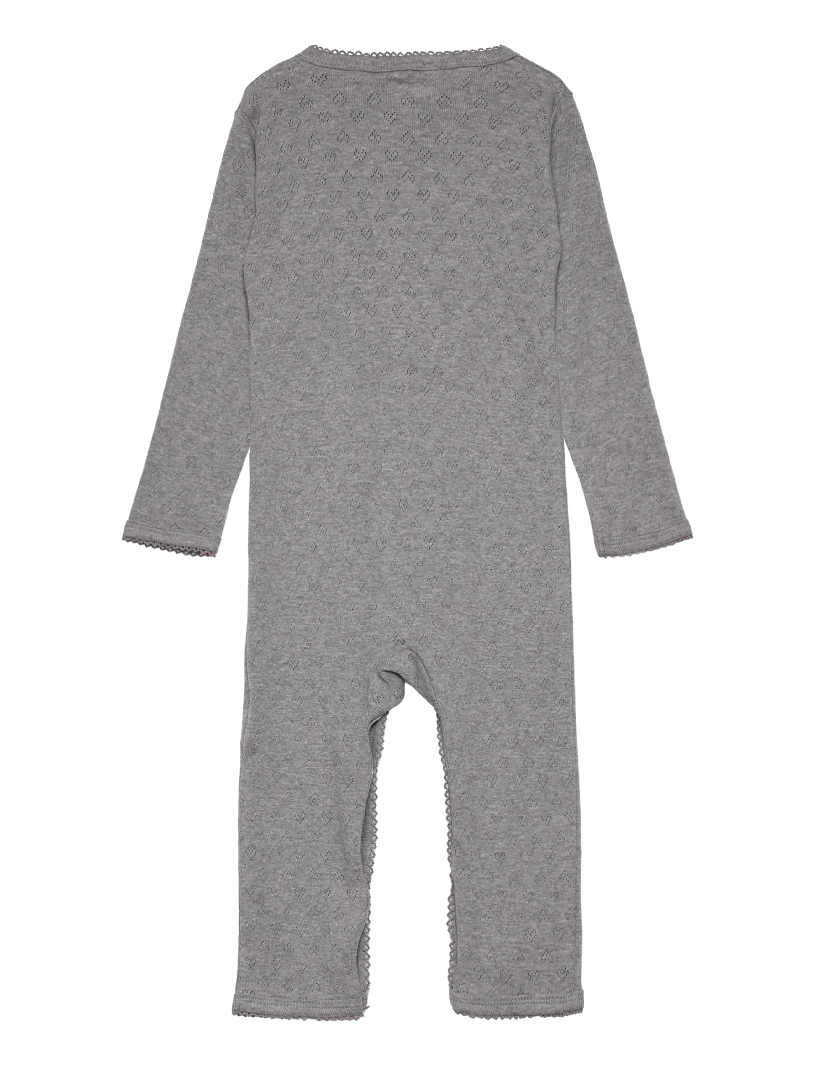 Copenhagen Colors - POINTELLE HEART FULL BODY - langærmede heldragter - grey mel. - 1