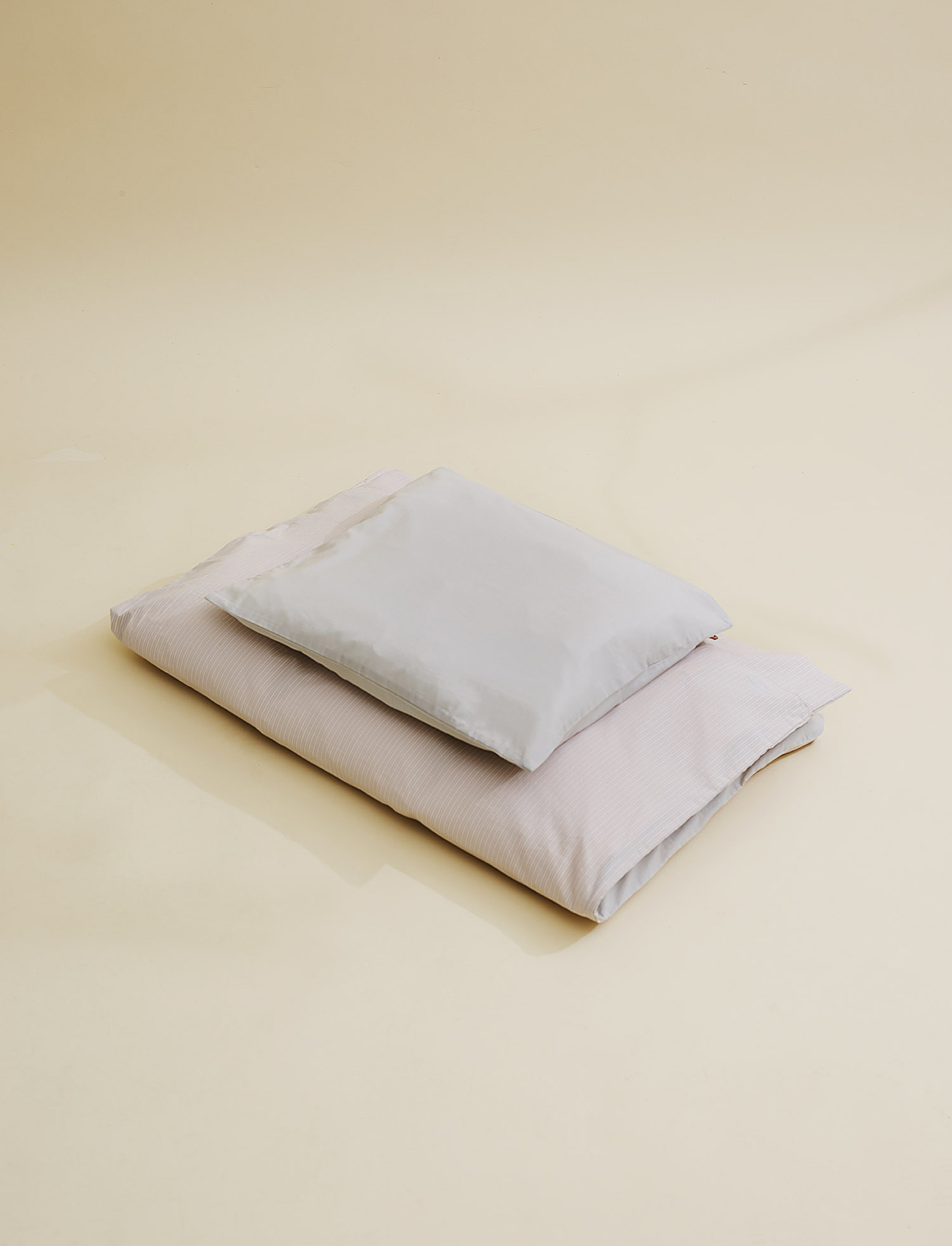 Copenhagen Colors Future Baby Bed Linen W. Stripes, 110X125 cm;35X55 cm, Sleep Time, Rosa - Sets, Kinder