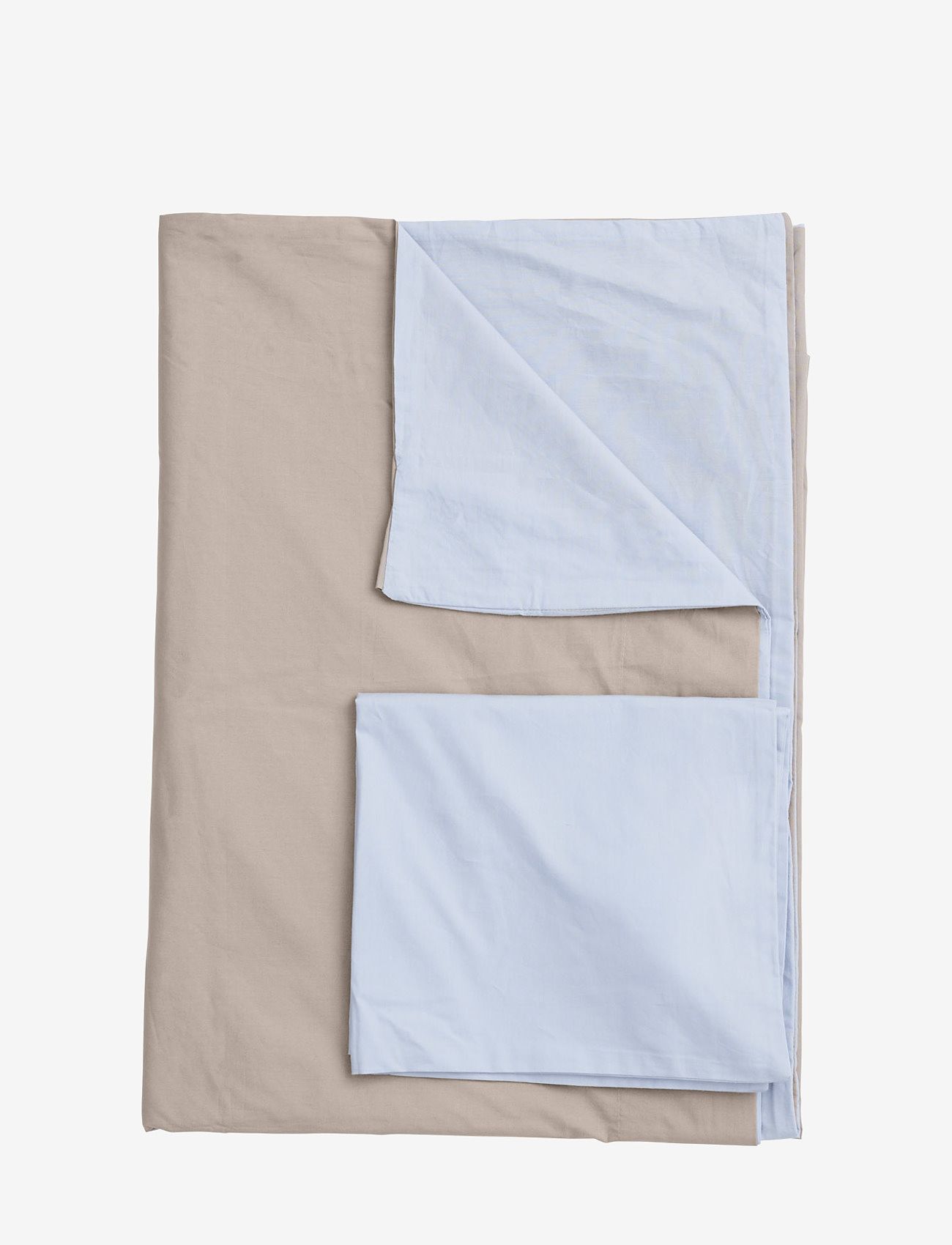 FUTURE BABY BED LINEN - DUSTY BLUE 06/DARK GREY CORE