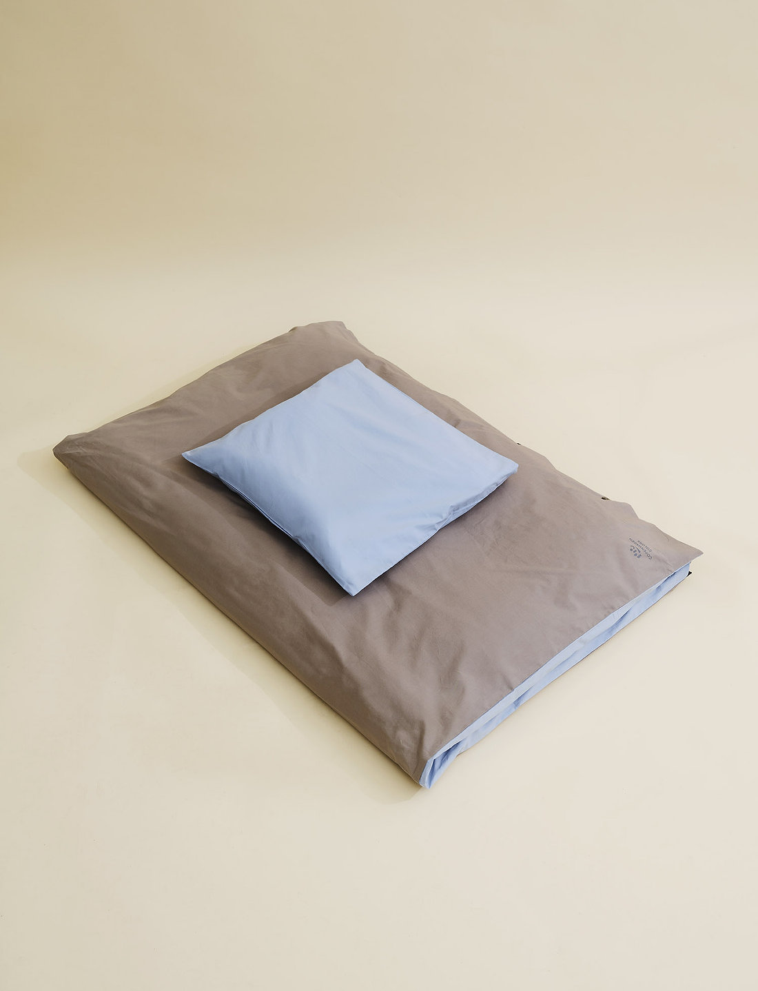 Copenhagen Colors - FUTURE BABY BED LINEN - bettwäsche-set - dusty blue 06/dark grey core - 2