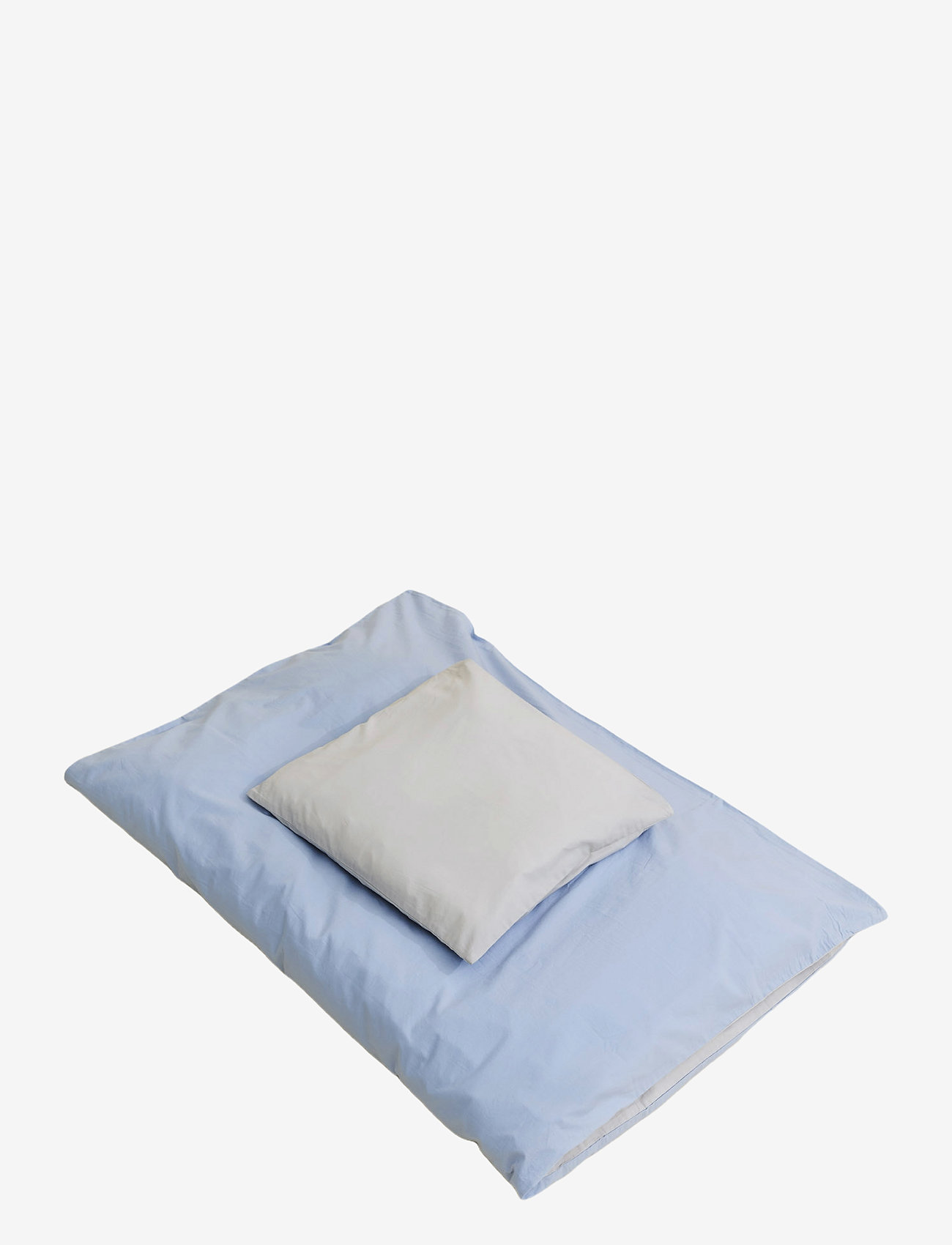 Copenhagen Colors - FUTURE BABY BED LINEN - sengesæt - lt. grey/ lt. blue core - 0