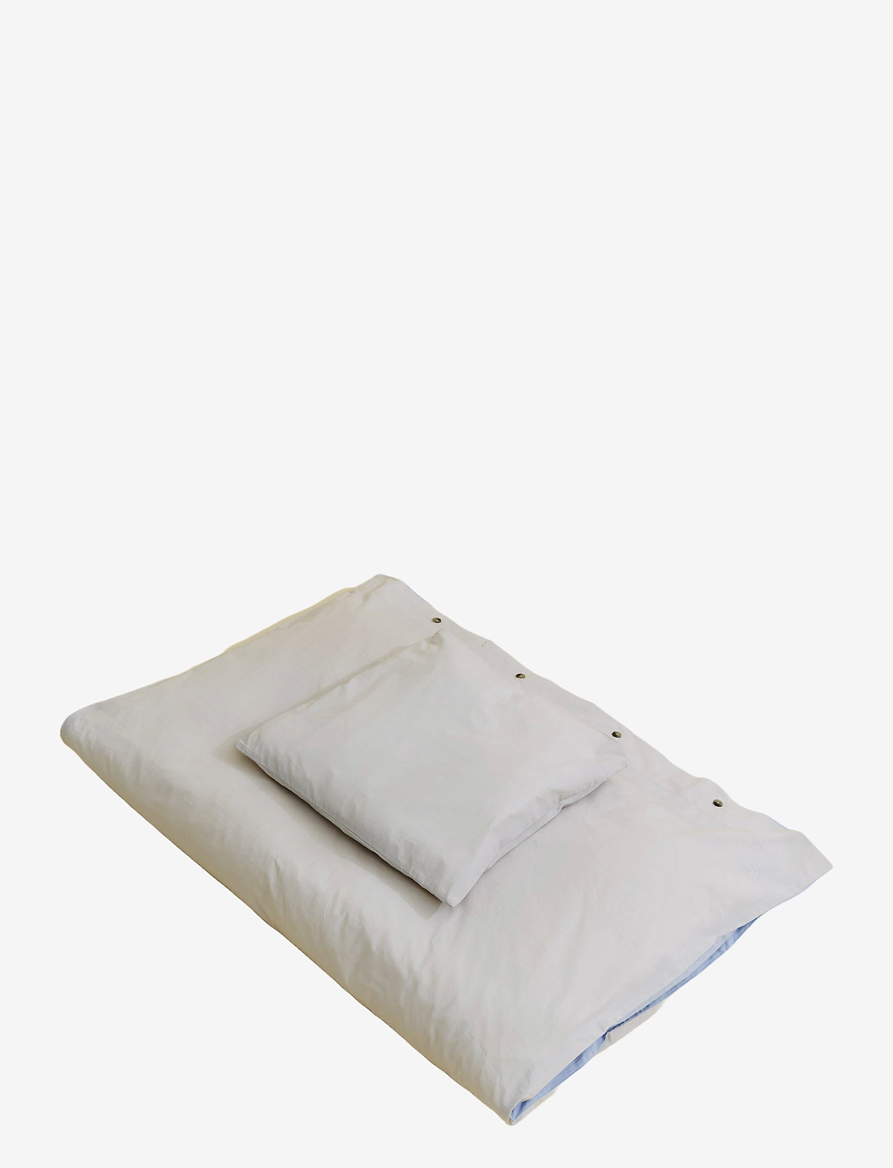 Copenhagen Colors - FUTURE BABY BED LINEN - sengesæt - lt. grey/ lt. blue core - 1