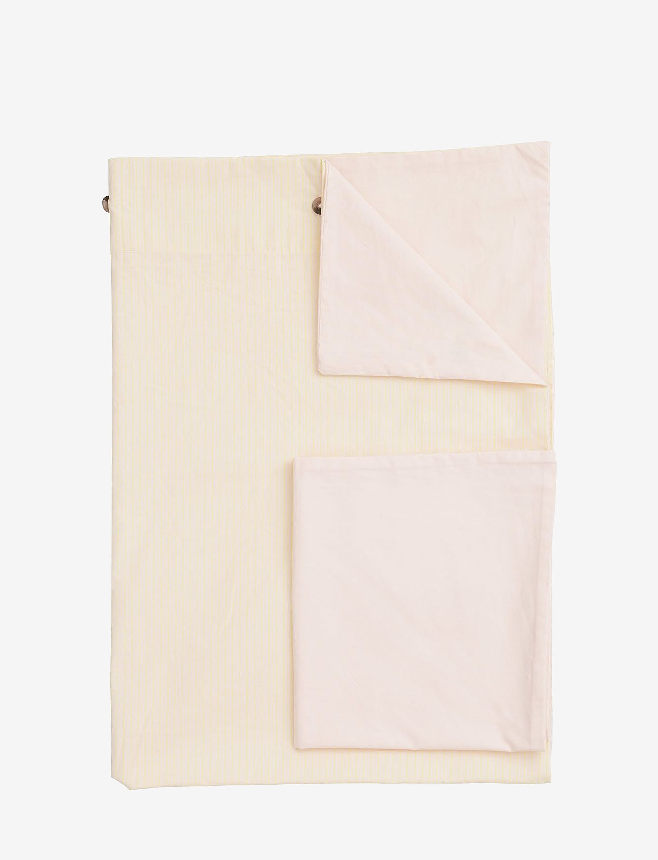 FUTURE BABY BED LINEN - LT. GREY/SOFT PINK CORE