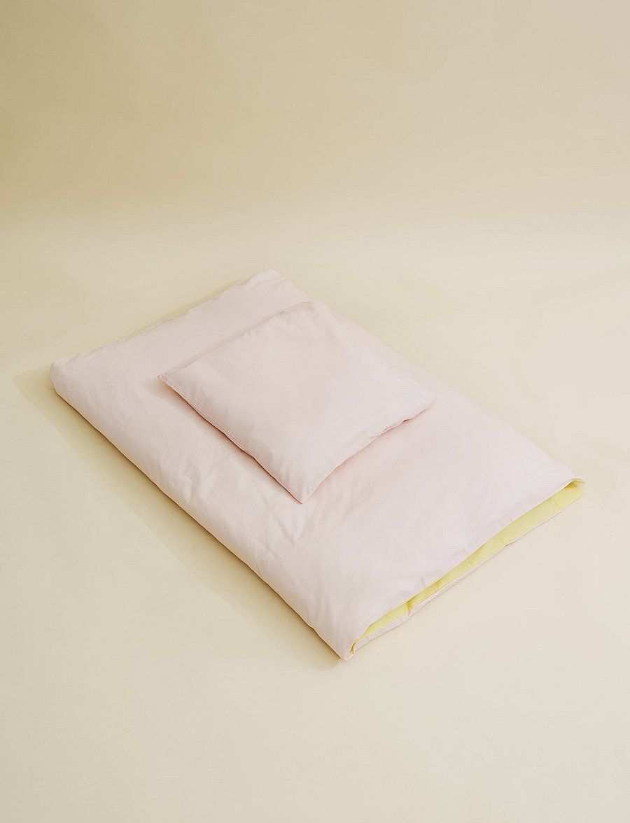 Copenhagen Colors - FUTURE BABY BED LINEN - bettwäsche-set - soft pink/lt. yellow core - 2