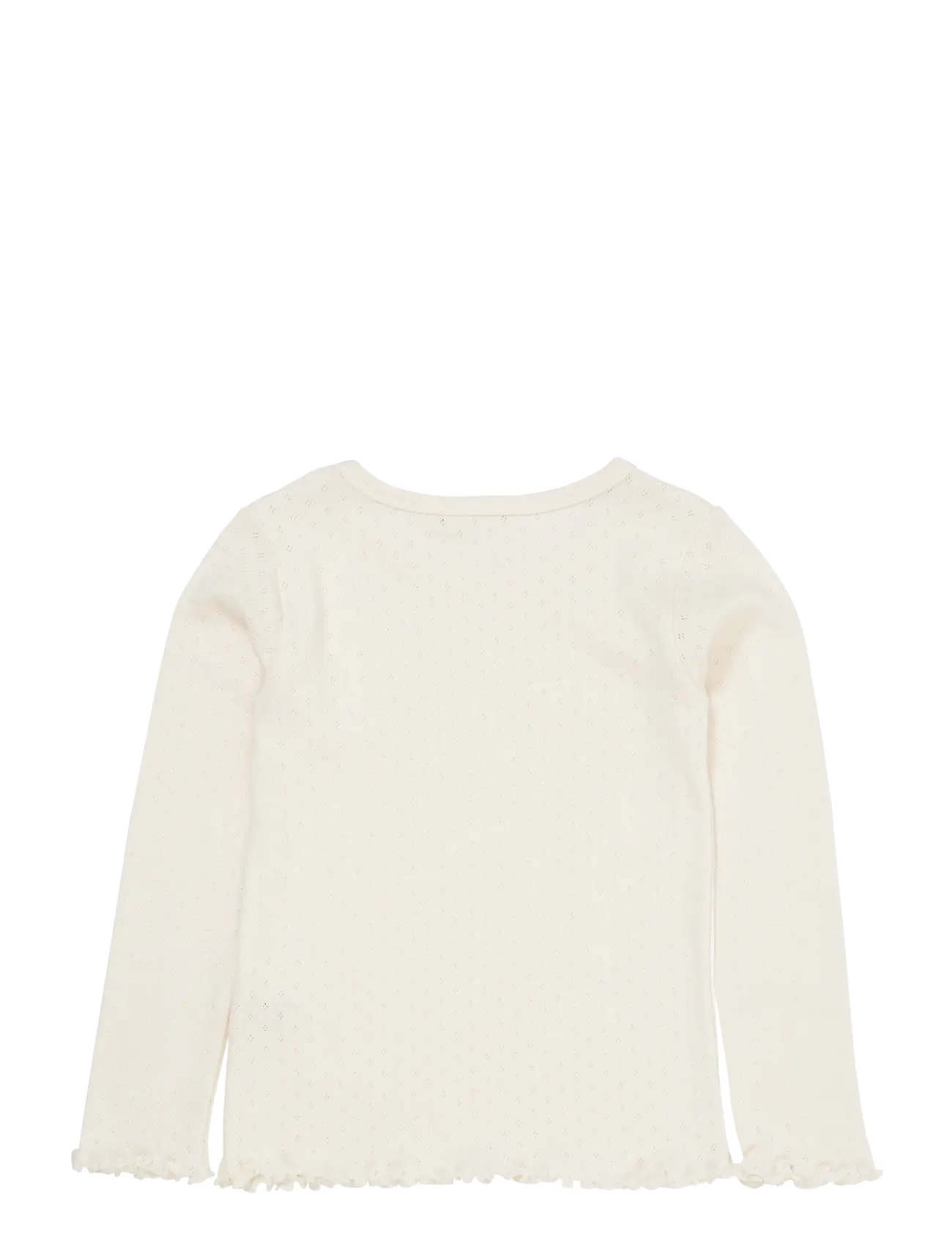 Copenhagen Colors - SUMMER POINTELLE LS TEE - langerma bolir - cream - 1
