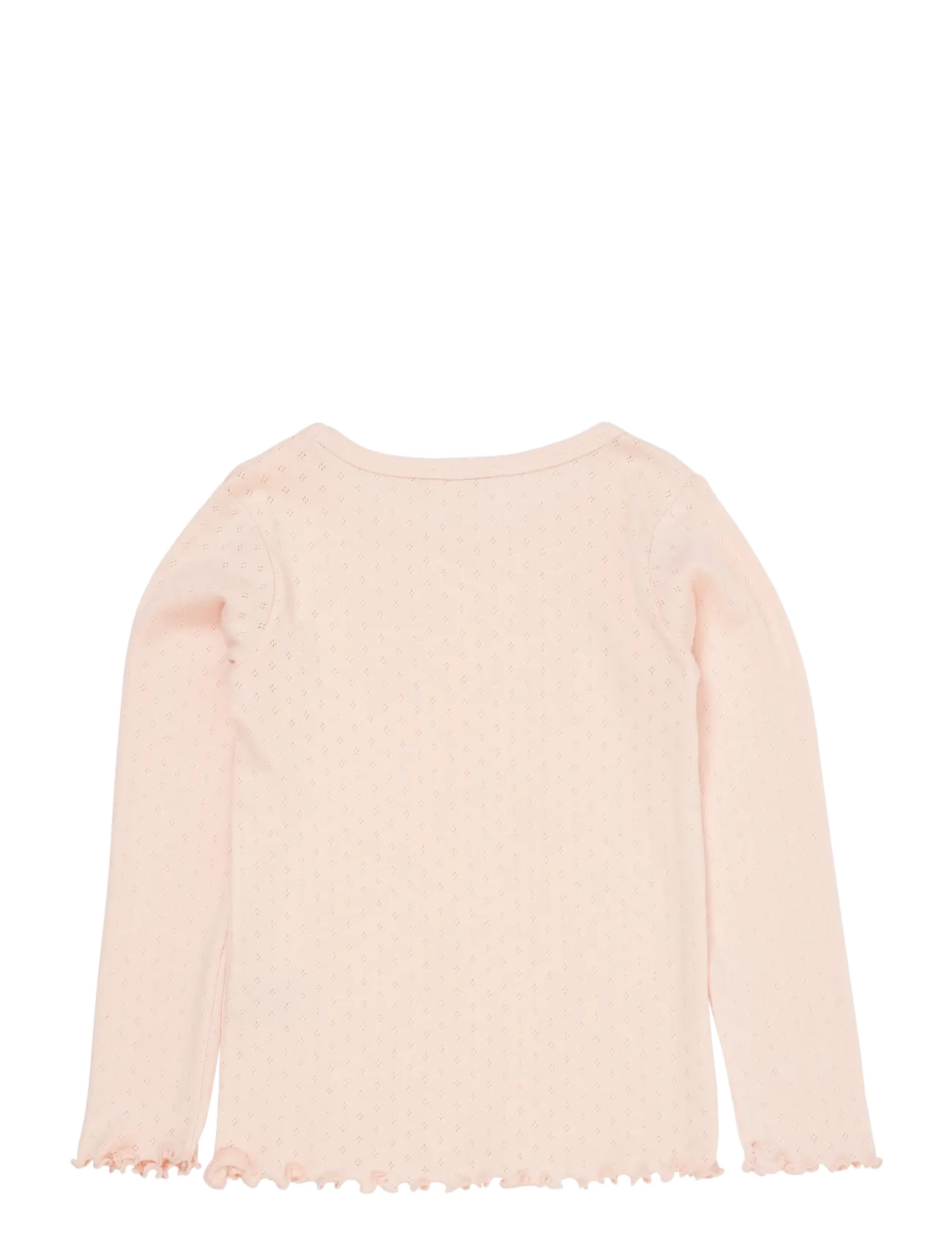 Copenhagen Colors - SUMMER POINTELLE LS TEE - ilgomis rankovėmis - dusty rose - 1
