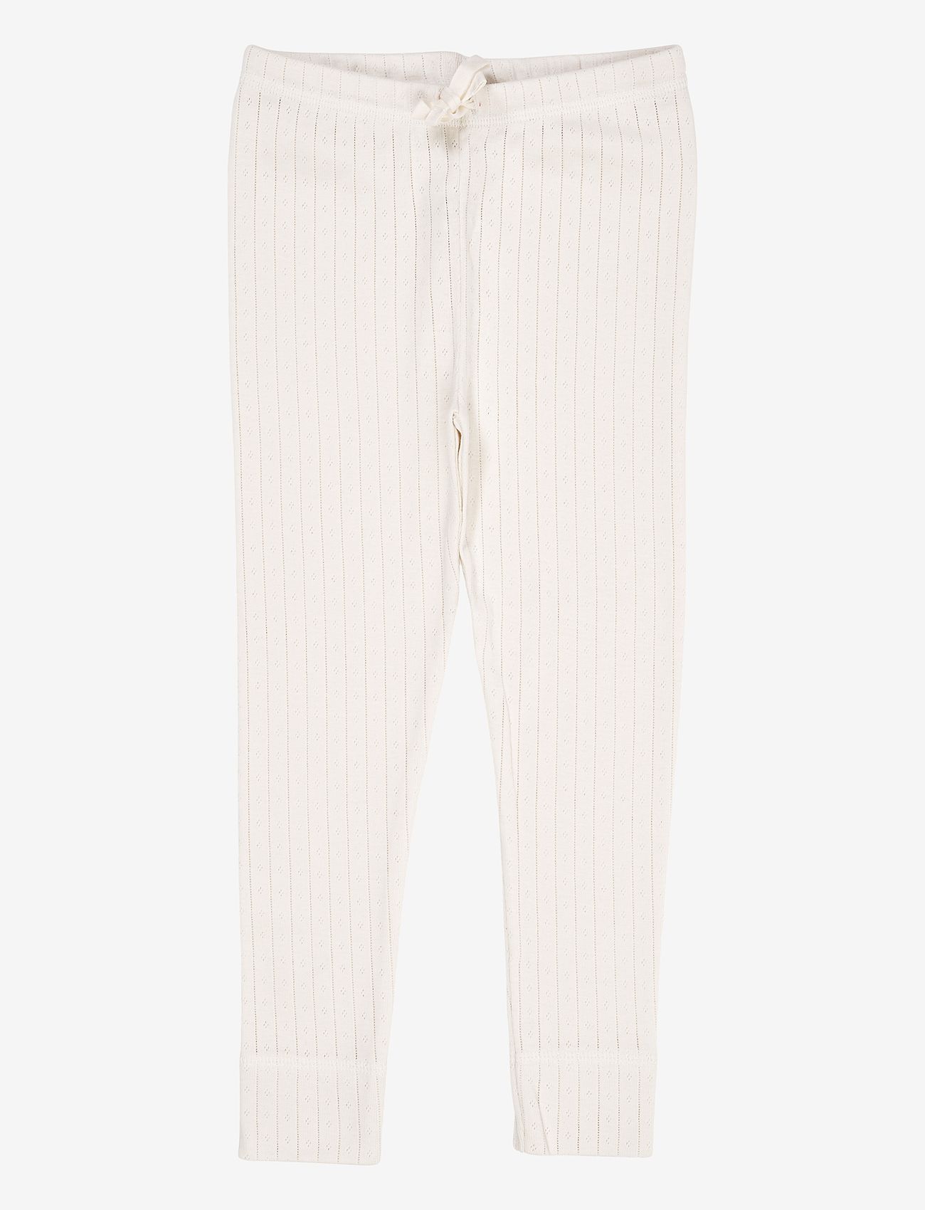 Copenhagen Colors - POINTELLE JUNIOR LEGGINGS W. STRING - leggings - cream - 1