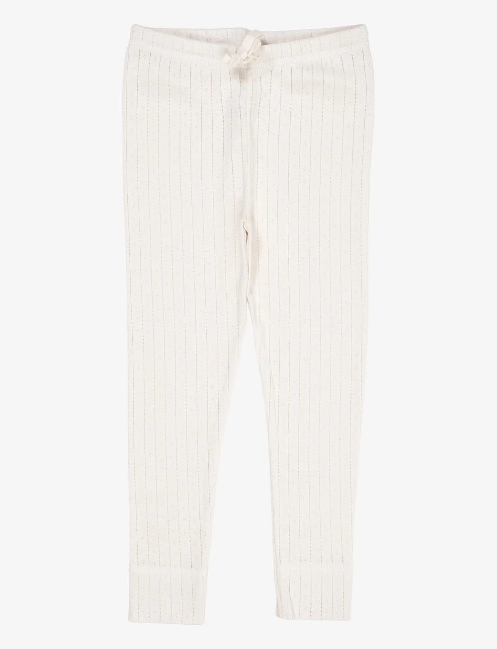 Copenhagen Colors - POINTELLE JUNIOR LEGGINGS W. STRING - leggings - cream - 1