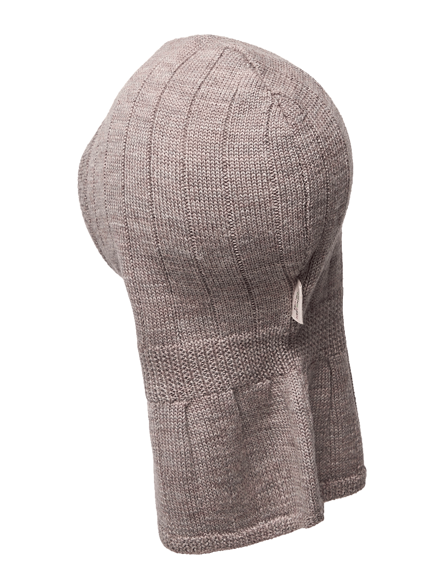 Copenhagen Colors - MERINO RIB KNITTED BALACLAVA - Žiemos aksesuarai - natural melange - 2