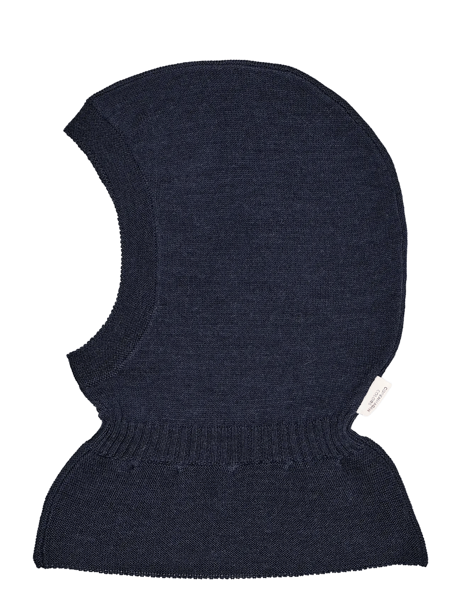 Copenhagen Colors - Merino Rib Knitted Balaclava - vinteraccessoarer - navy - 1