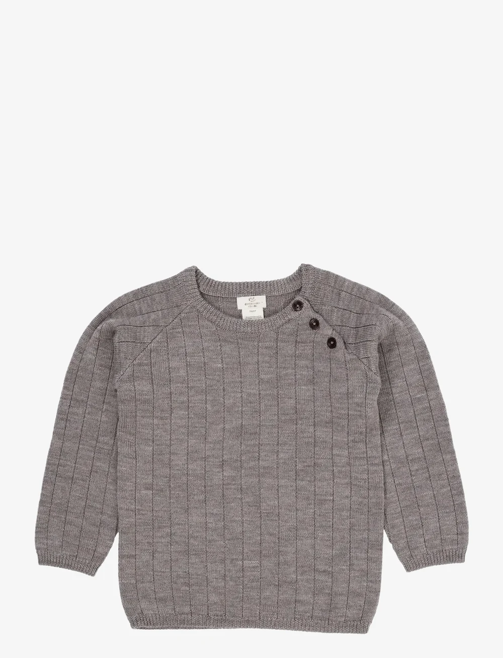 Copenhagen Colors - MERINO KNITTED BLOUSE - pullover - natural melange - 0