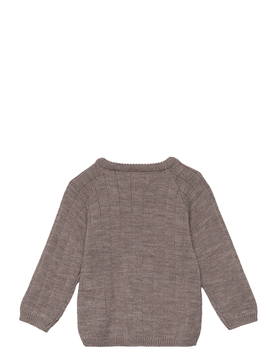 Copenhagen Colors - MERINO KNITTED BLOUSE - pullover - natural melange - 1