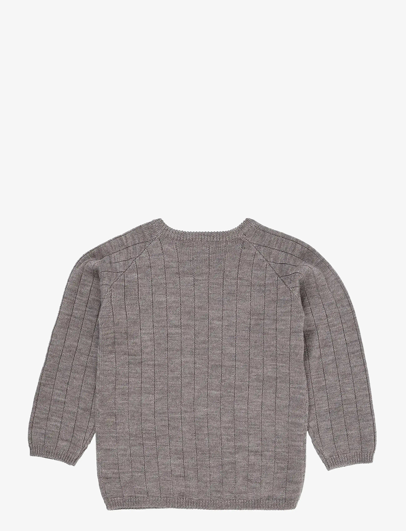 Copenhagen Colors - MERINO KNITTED BLOUSE - pullover - natural melange - 2