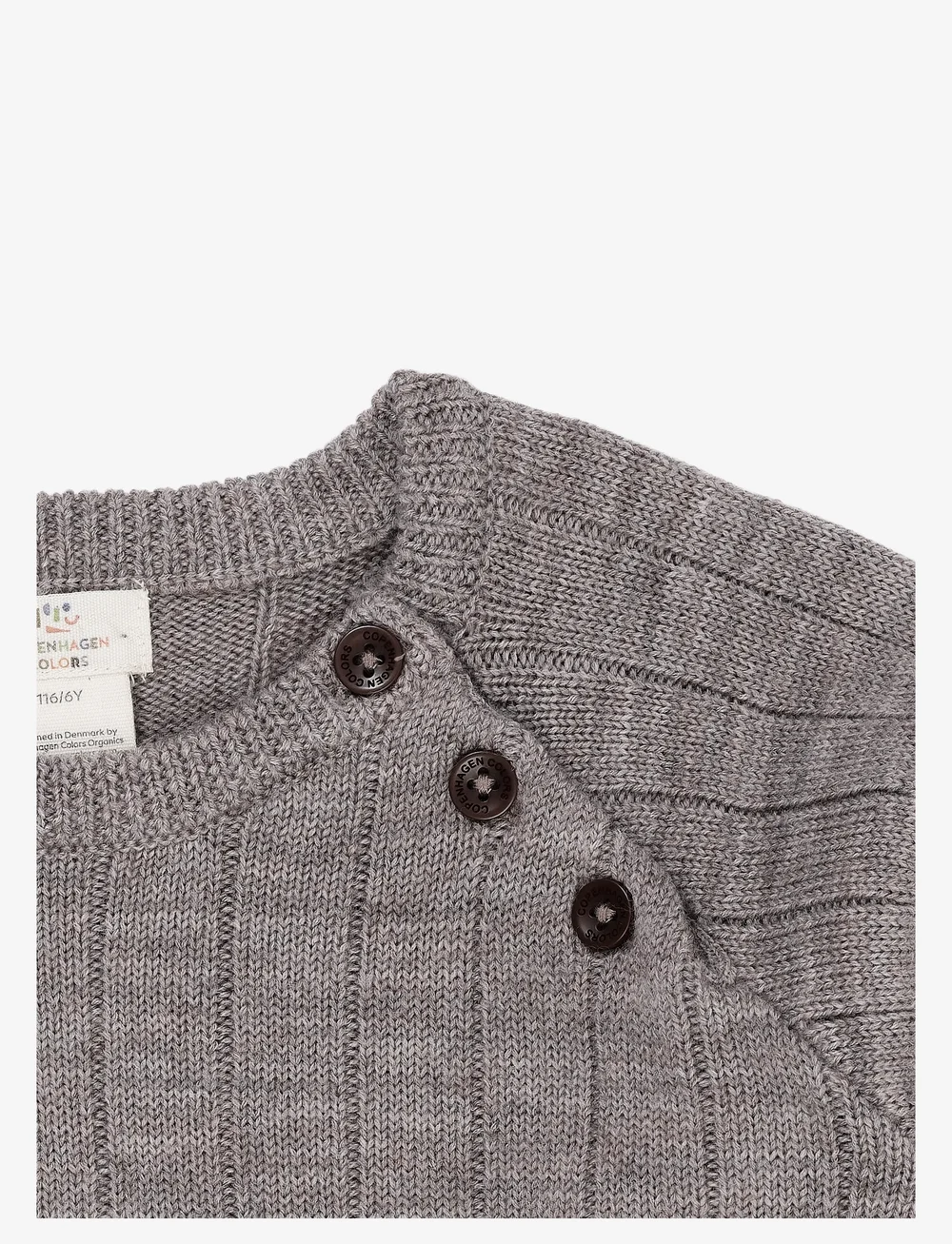 Copenhagen Colors - MERINO KNITTED BLOUSE - pullover - natural melange - 3