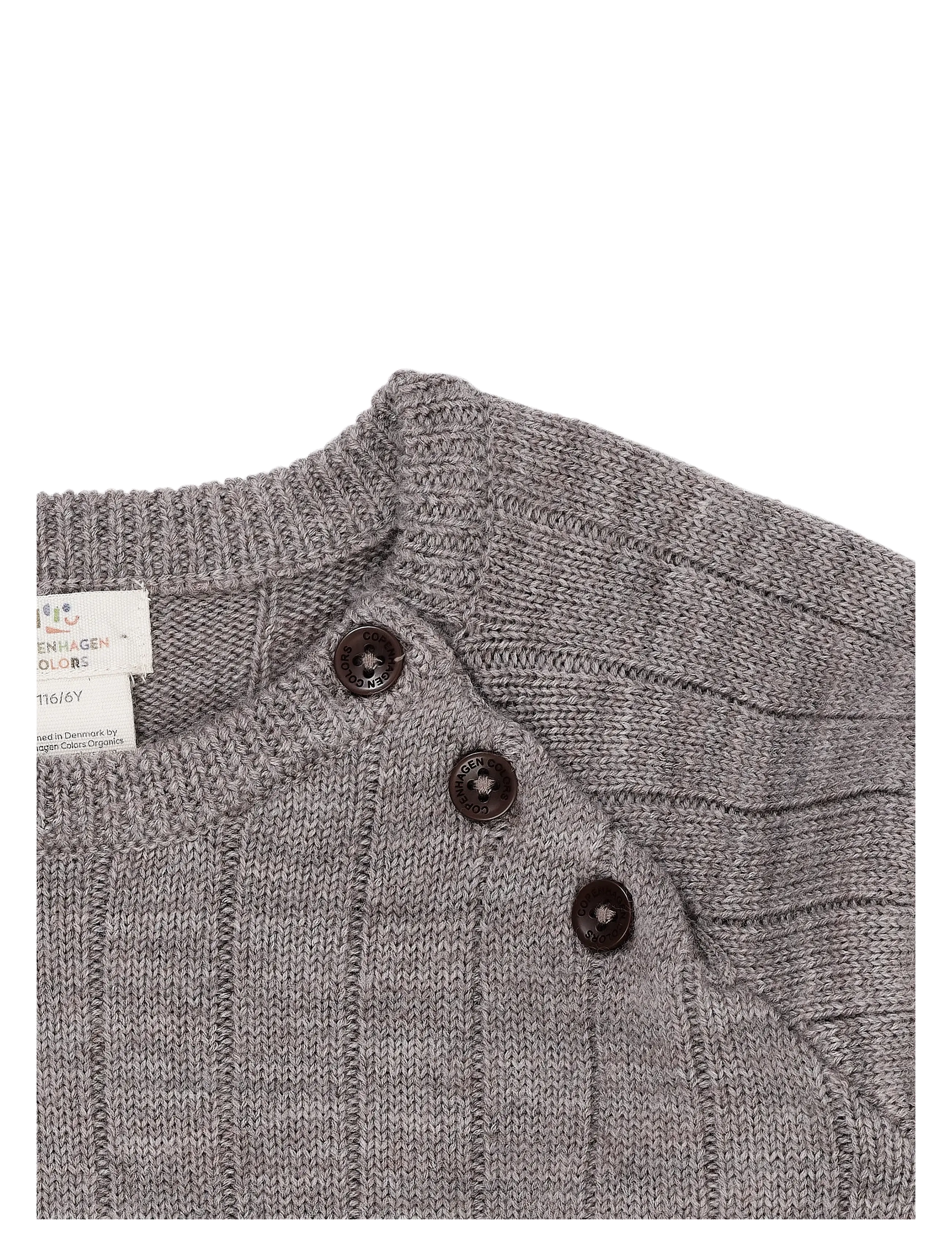 Copenhagen Colors - MERINO KNITTED BLOUSE - truien - natural melange - 3