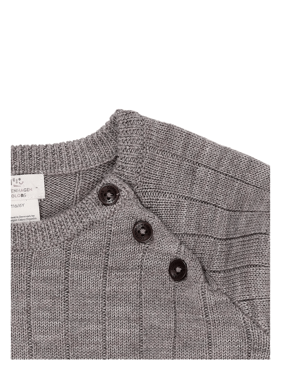 Copenhagen Colors - MERINO KNITTED BLOUSE - pullover - natural melange - 3