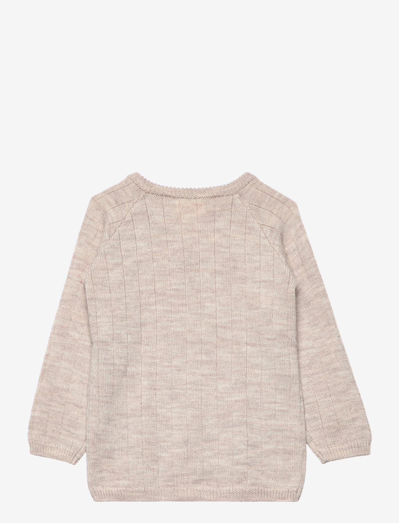 Copenhagen Colors - MERINO KNITTED BLOUSE - trøjer - pale cream melange - 2