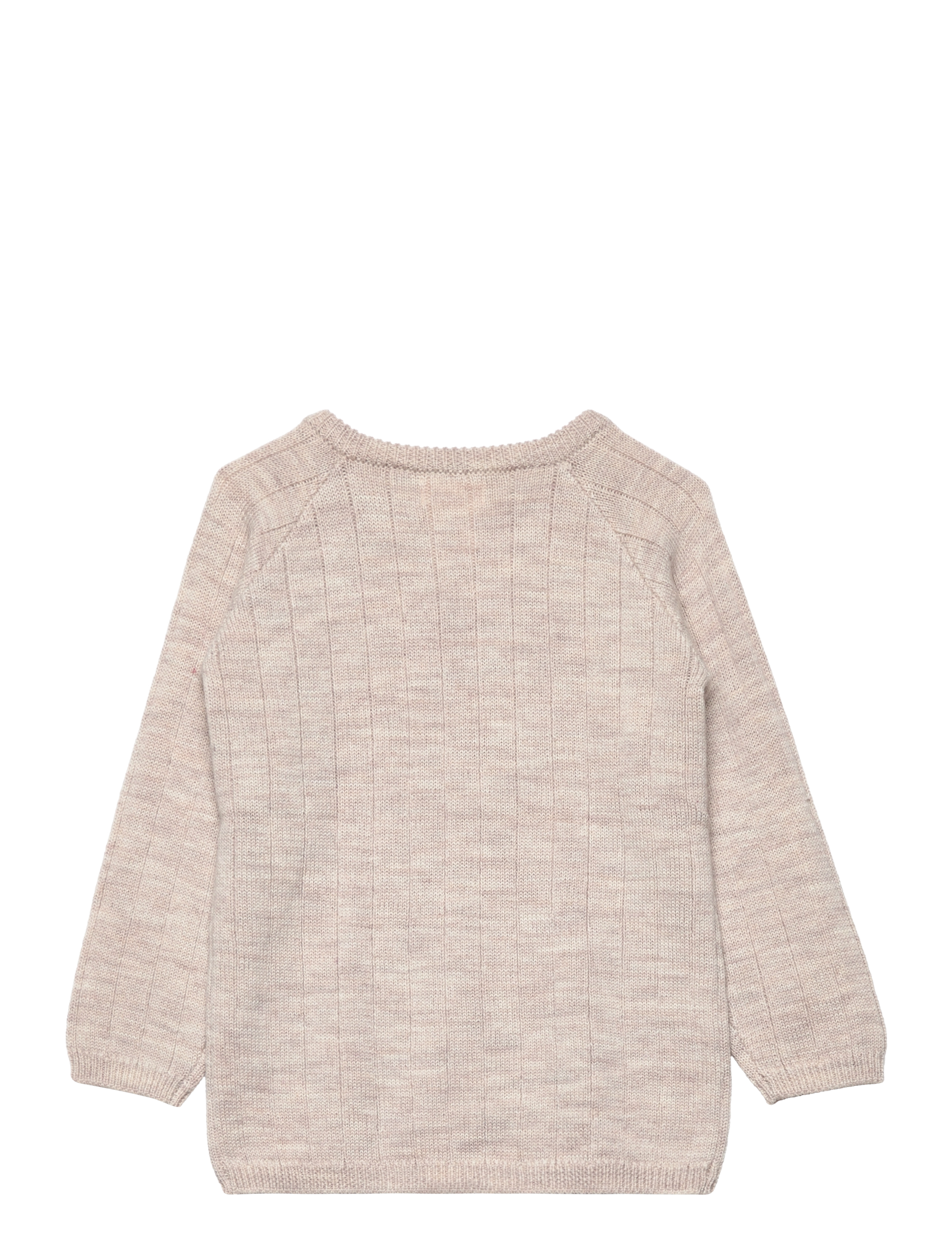 Copenhagen Colors - MERINO KNITTED BLOUSE - trøjer - pale cream melange - 2