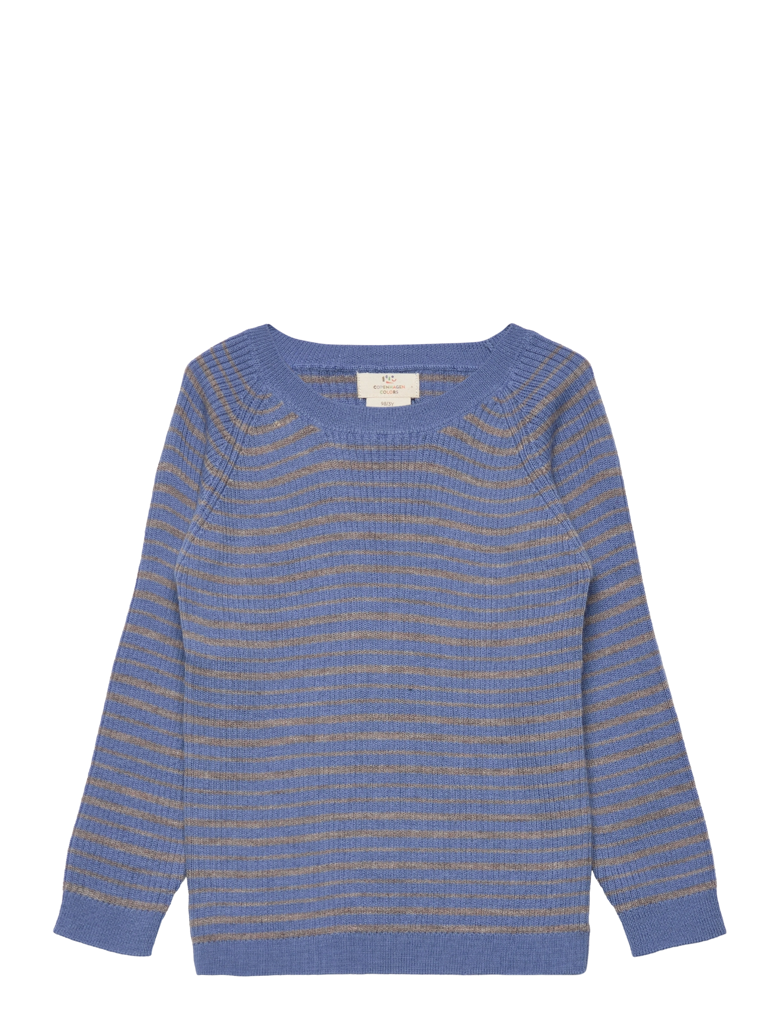 NATURAL MELANGE/ BLUE COMB.