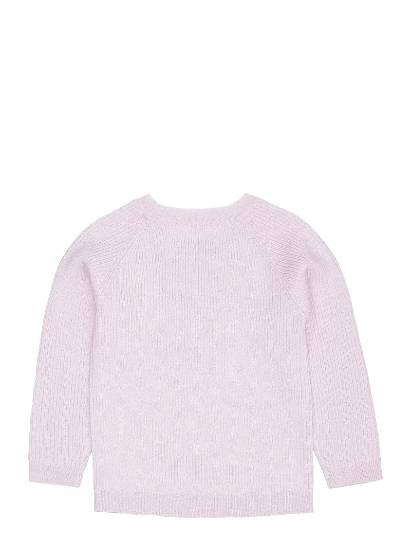 Copenhagen Colors - MERINO CLASSIC RIB BLOUSE - stickade tröjor - lavender - 1