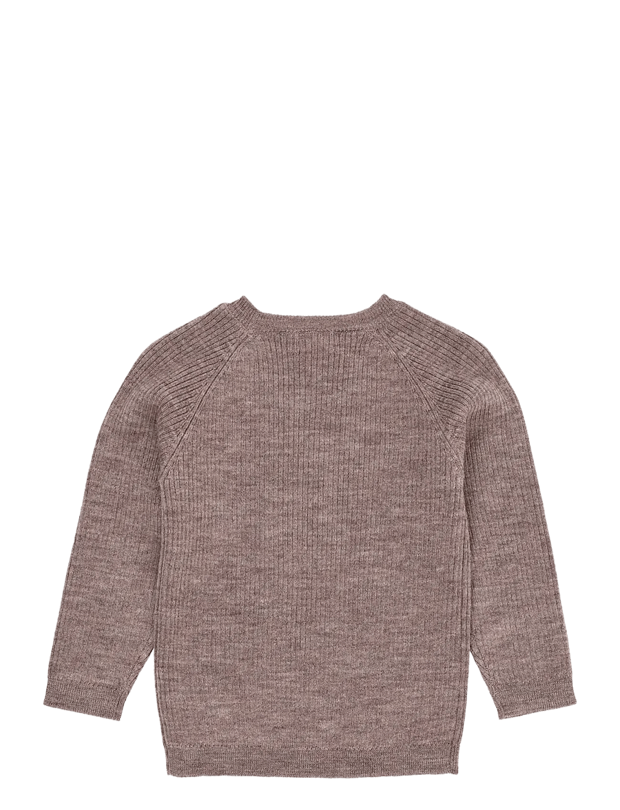 Copenhagen Colors - Merino Classic Rib Blouse - pullover - natural melange - 2