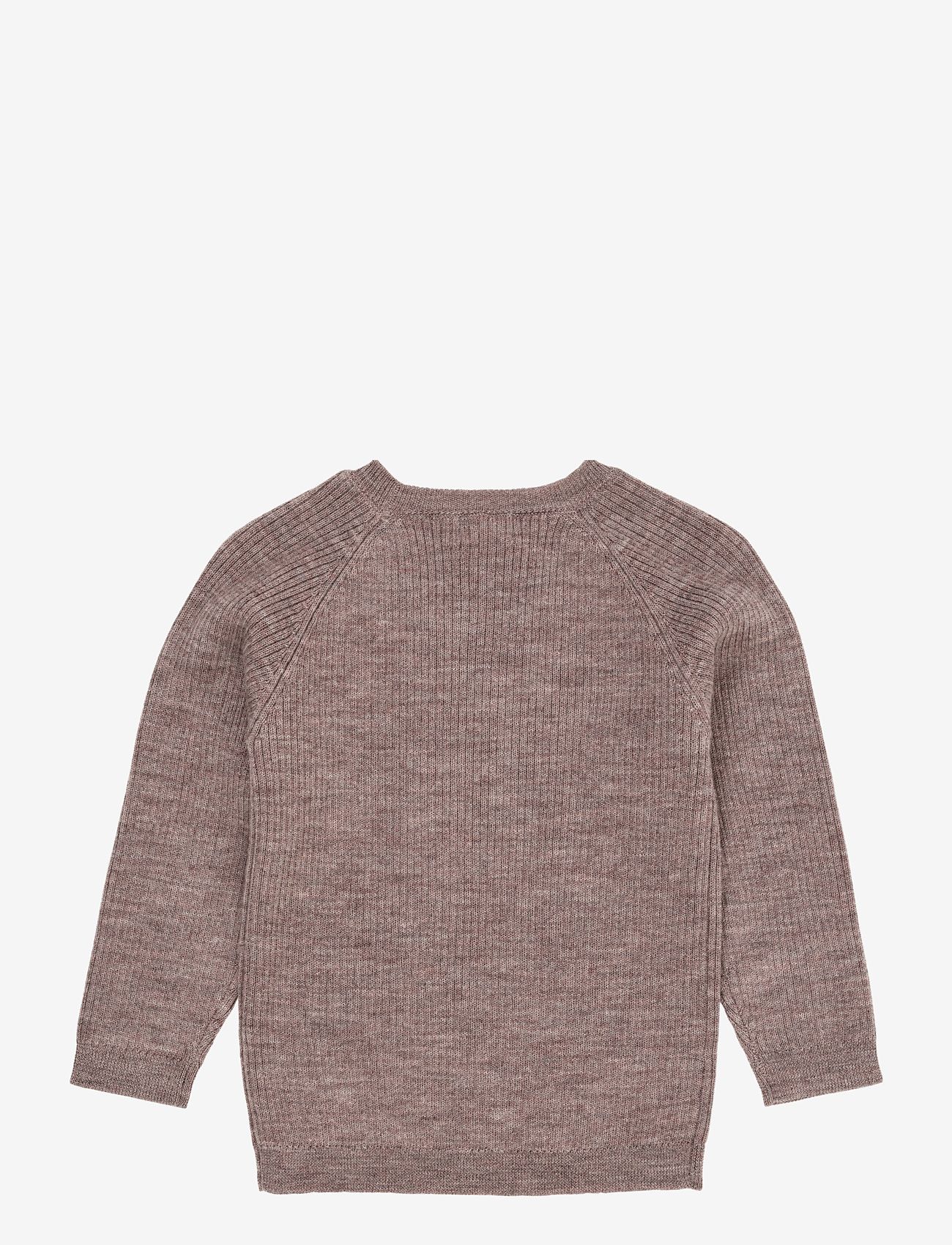 Copenhagen Colors - MERINO CLASSIC RIB BLOUSE - pullover - natural melange - 1