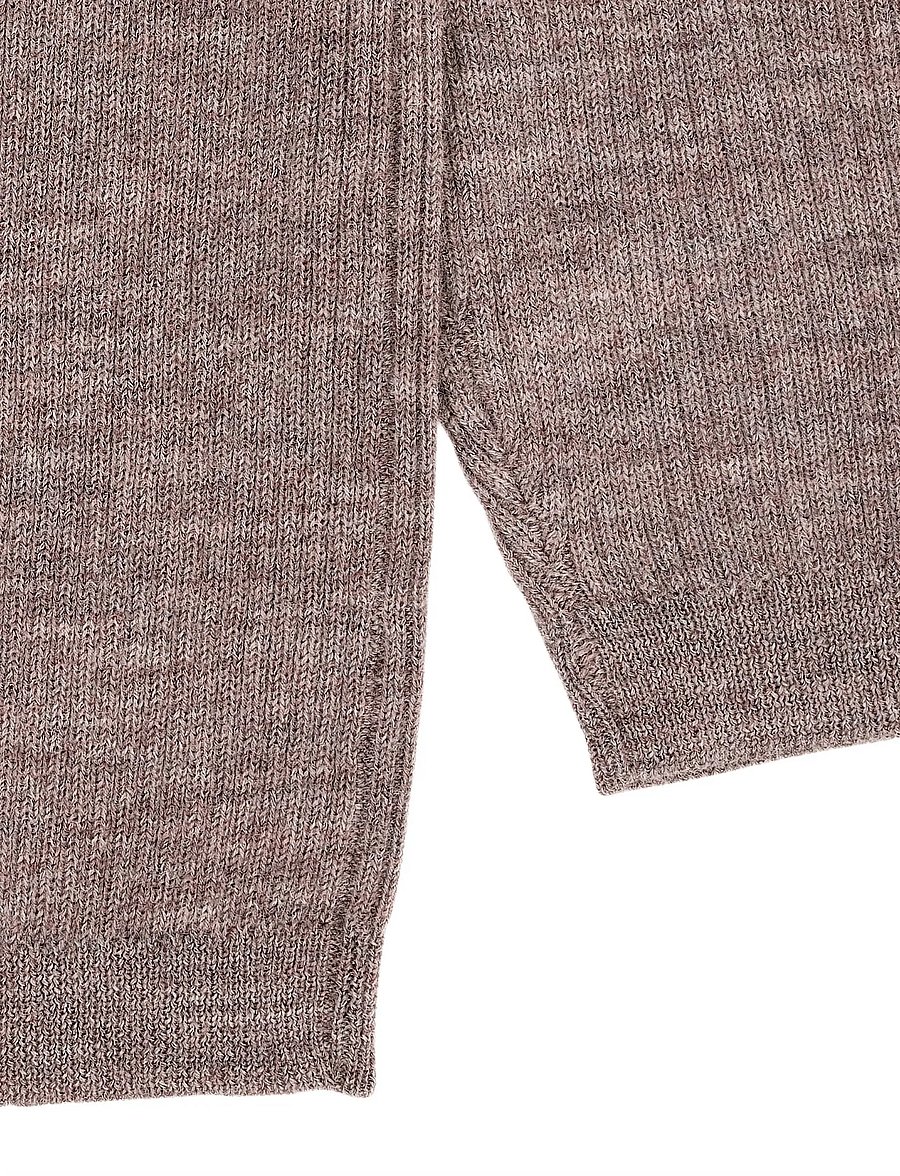 Copenhagen Colors - Merino Classic Rib Blouse - stickade tröjor - natural melange - 5