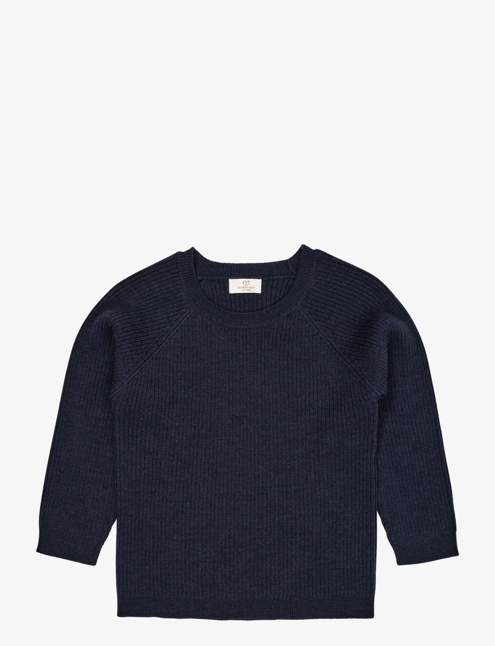 Copenhagen Colors - MERINO CLASSIC RIB BLOUSE - pullover - navy - 0