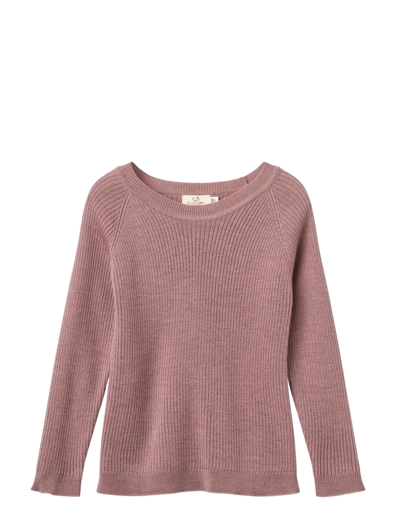 Copenhagen Colors Merino Classic Rib Blouse - Shop efter størrelse - WINTER ROSE / pink/rose