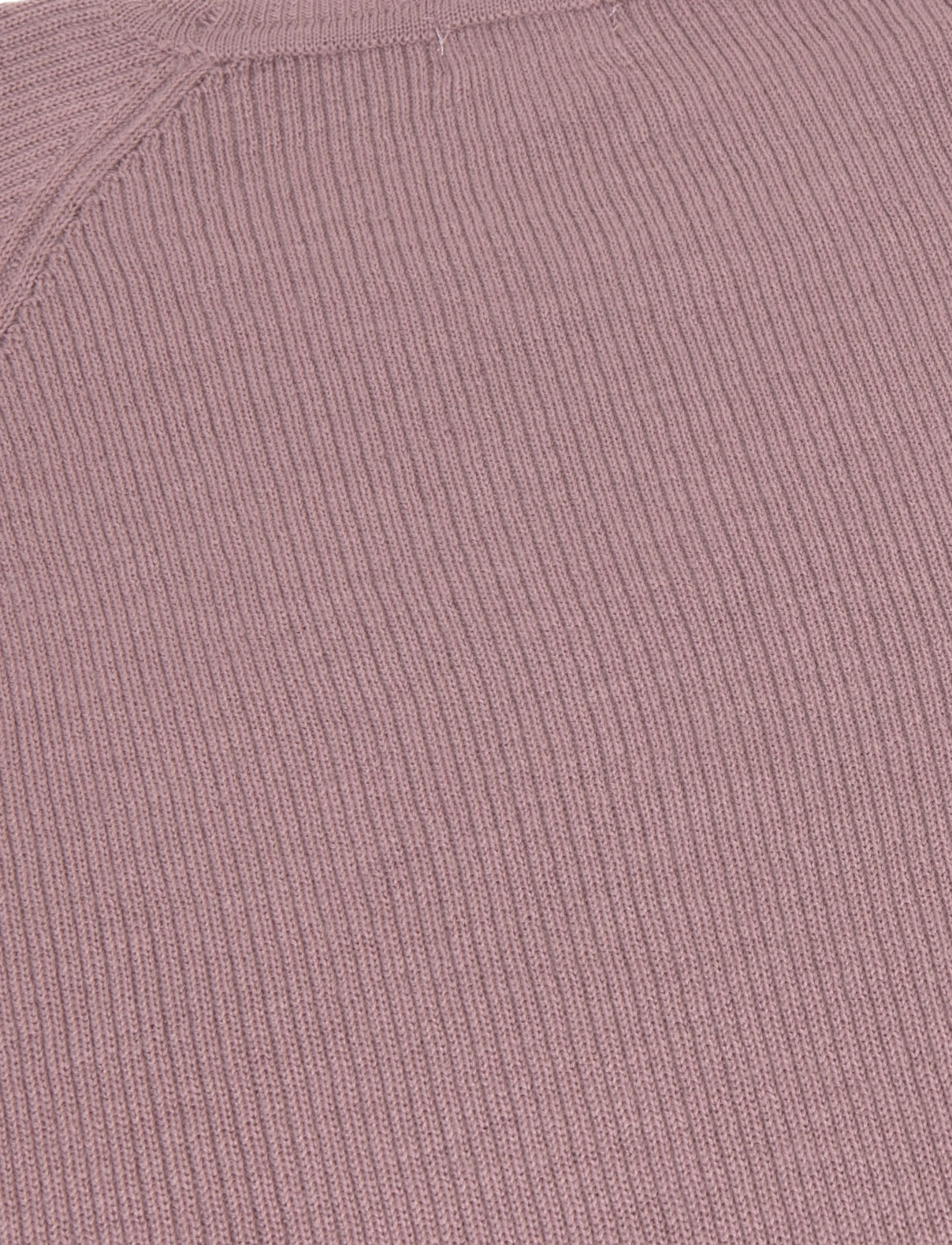 Copenhagen Colors - Merino Classic Rib Blouse - jumpers - winter rose - 2