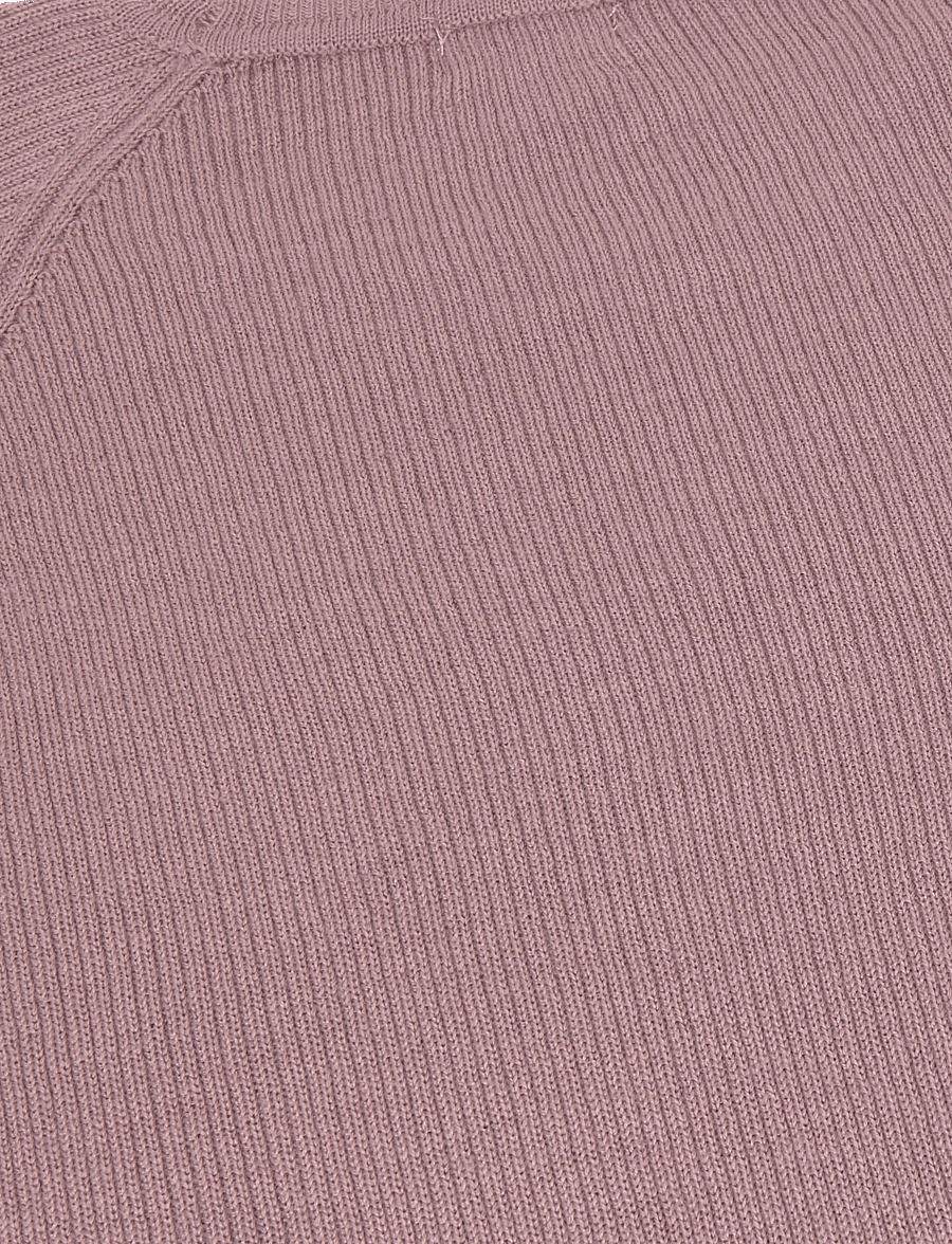 Copenhagen Colors - Merino Classic Rib Blouse - džemprid - winter rose - 2
