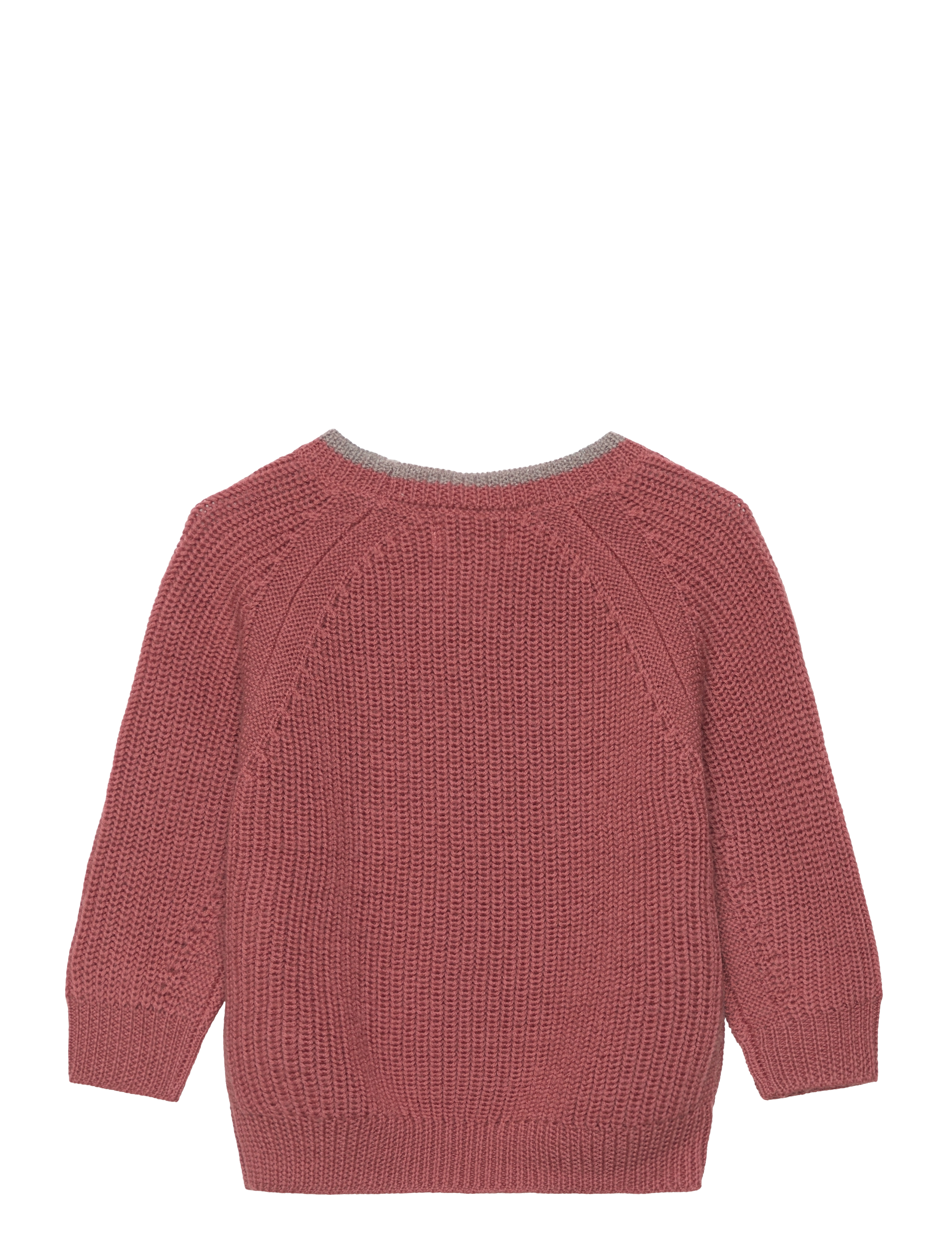 Copenhagen Colors - MERINO RIB KNITTED BLOUSE - old rusty rose - 1