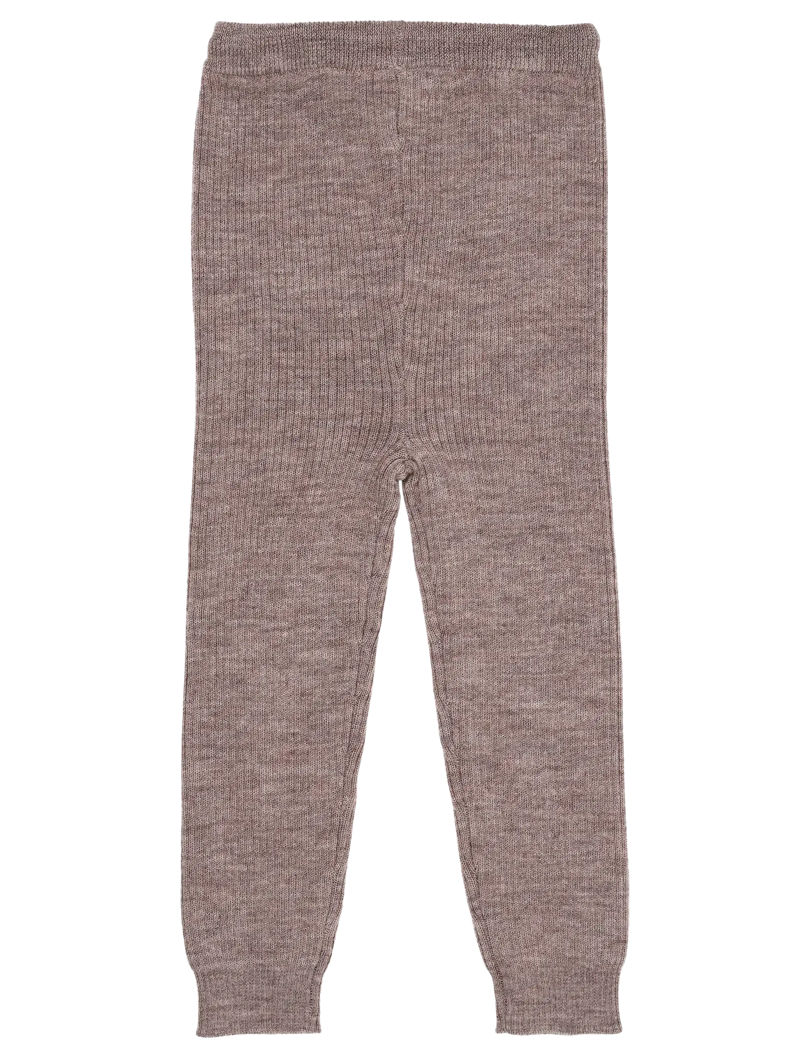 Copenhagen Colors - MERINO CLASSIC RIB LEGGINGS W. DRAWSTRINGS - leggings - natural melange - 1