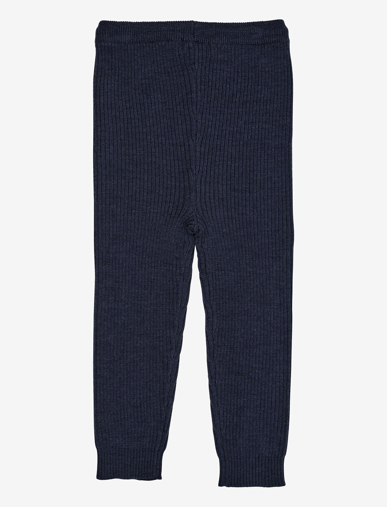 Copenhagen Colors - MERINO CLASSIC RIB LEGGINGS W. DRAWSTRINGS - leggings - navy - 2