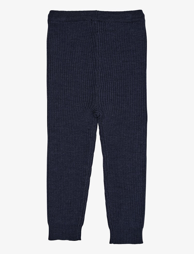 Copenhagen Colors - MERINO CLASSIC RIB LEGGINGS W. DRAWSTRINGS - leggings - navy - 2