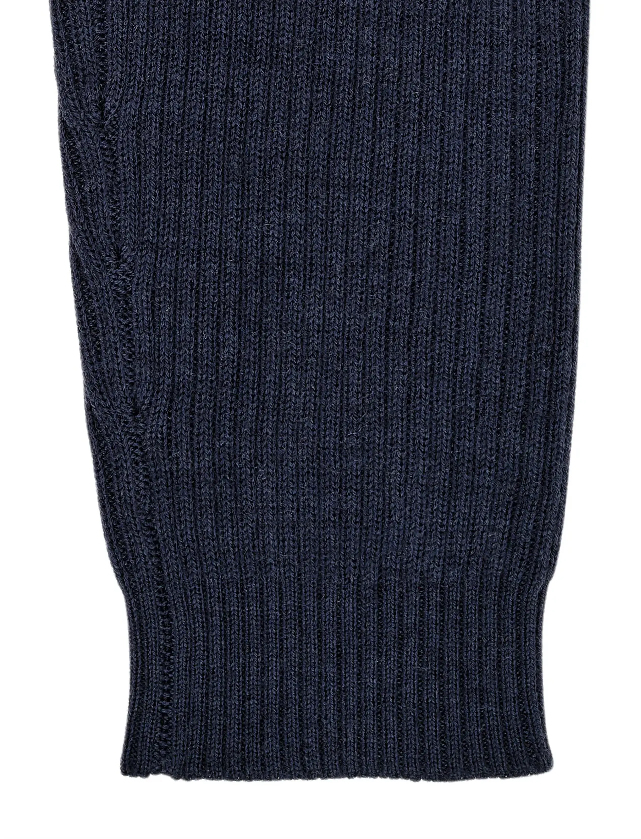 Copenhagen Colors - Merino Classic Rib Leggings with Drawstrings - underställ baby - navy - 3