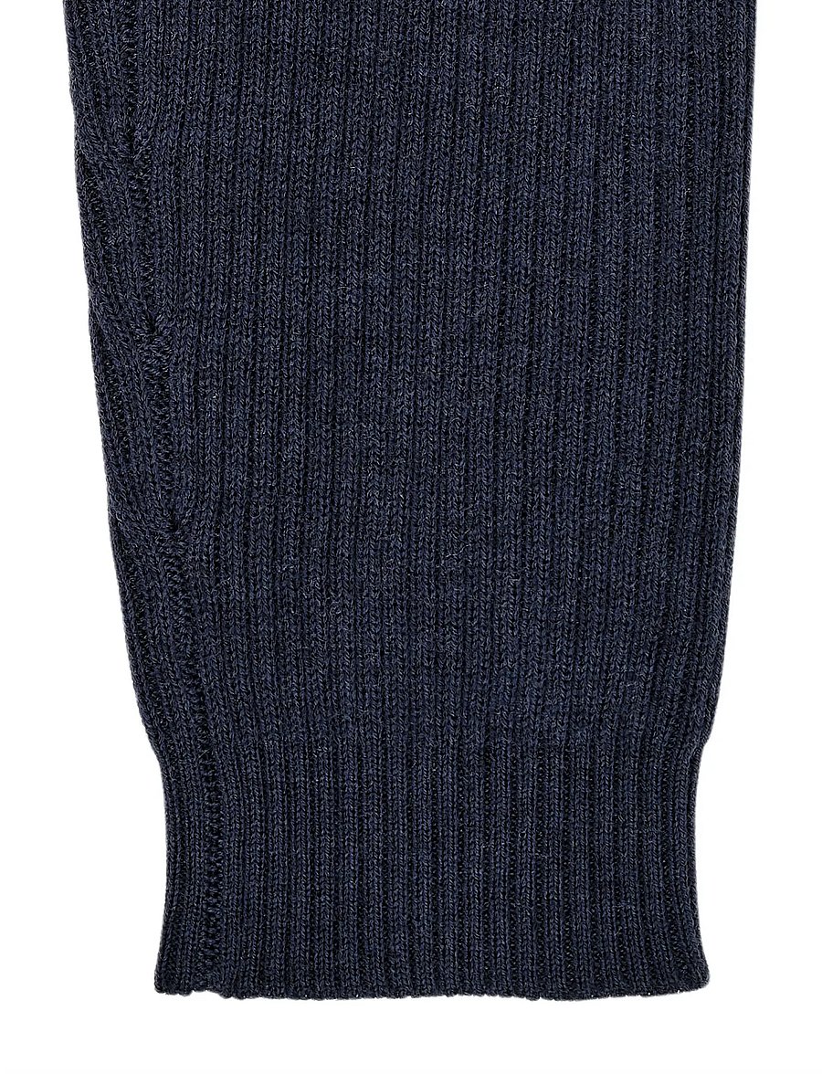 Copenhagen Colors - Merino Classic Rib Leggings with Drawstrings - underställ baby - navy - 3