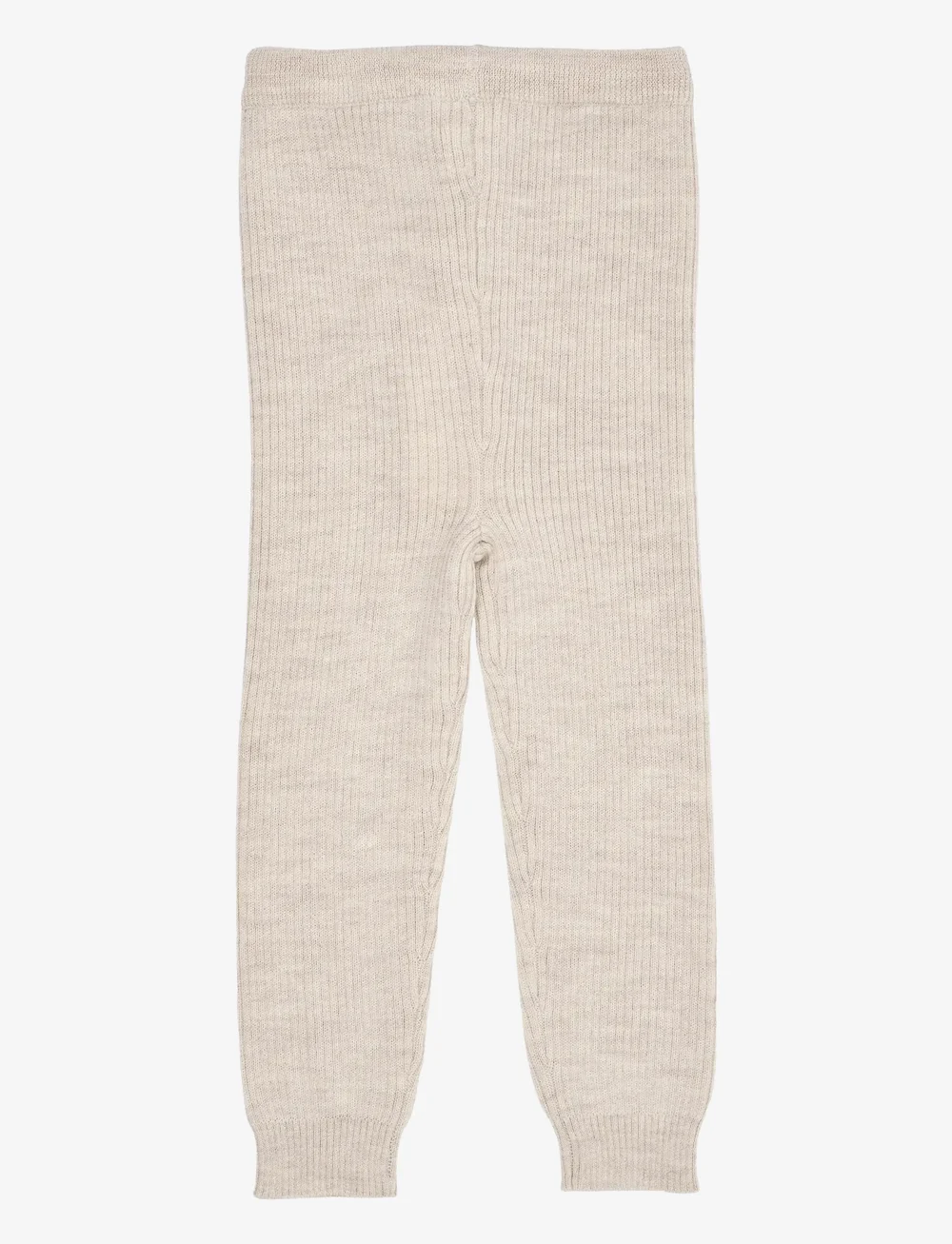Copenhagen Colors - MERINO CLASSIC RIB LEGGINGS W. DRAWSTRINGS - retuusid - pale cream melange - 2