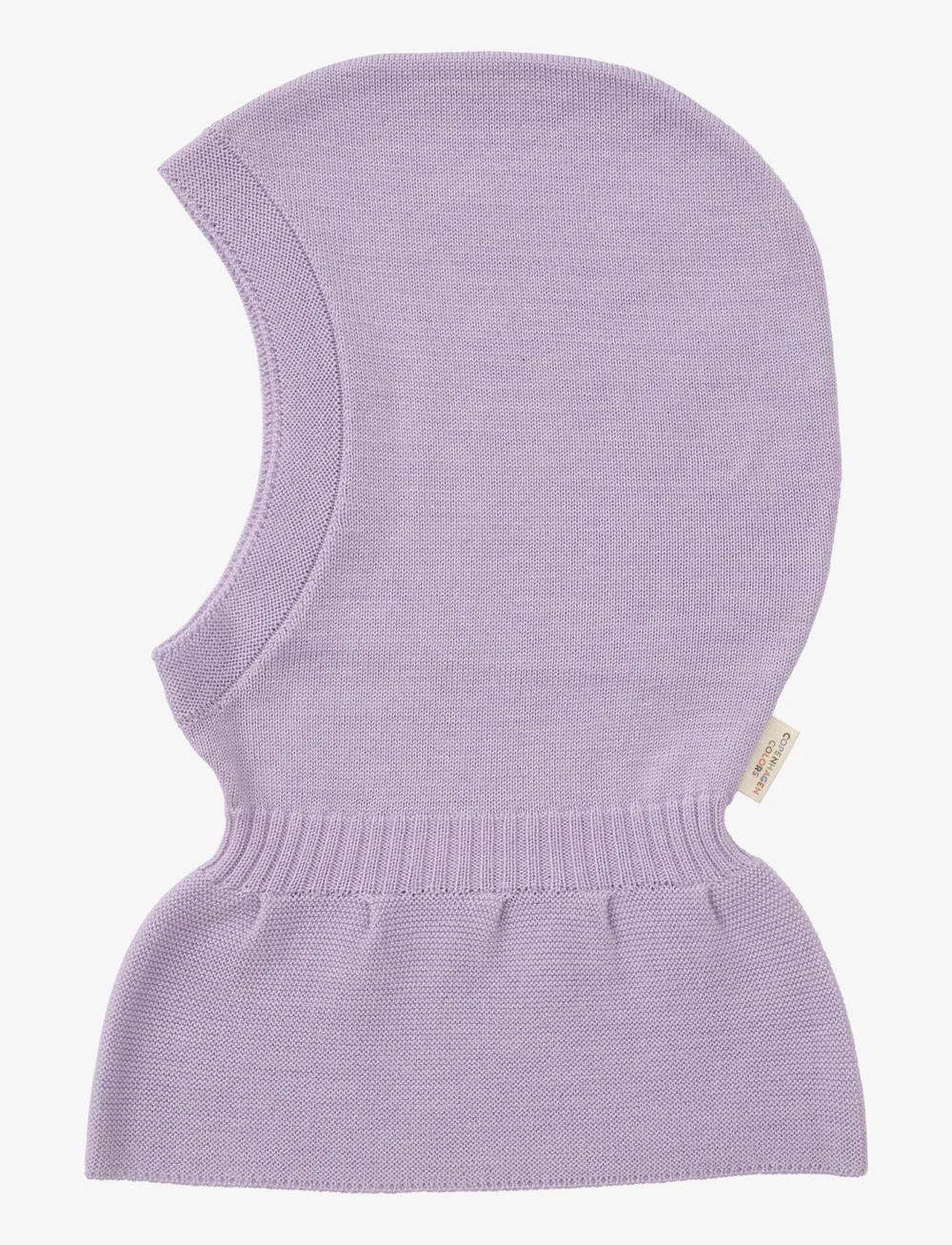 Copenhagen Colors - LT. KNITTED MERINO BALACLAVA WITH FRILL - vinteraccessoarer - lavender - 1
