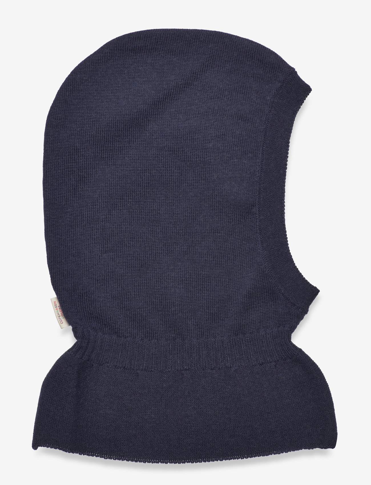 Copenhagen Colors - LT. KNITTED MERINO BALACLAVA WITH FRILL - talveaksessuaarid - navy - 0