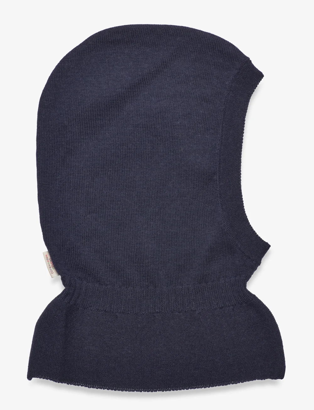 Copenhagen Colors - KNITTED BALACLAVA WITH FRILL - talveaksessuaarid - navy - 0