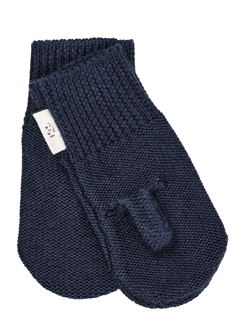 Copenhagen Colors - MERINO WOOL KNITTED MITTENS - pirštinės kūdikiams - navy - 0