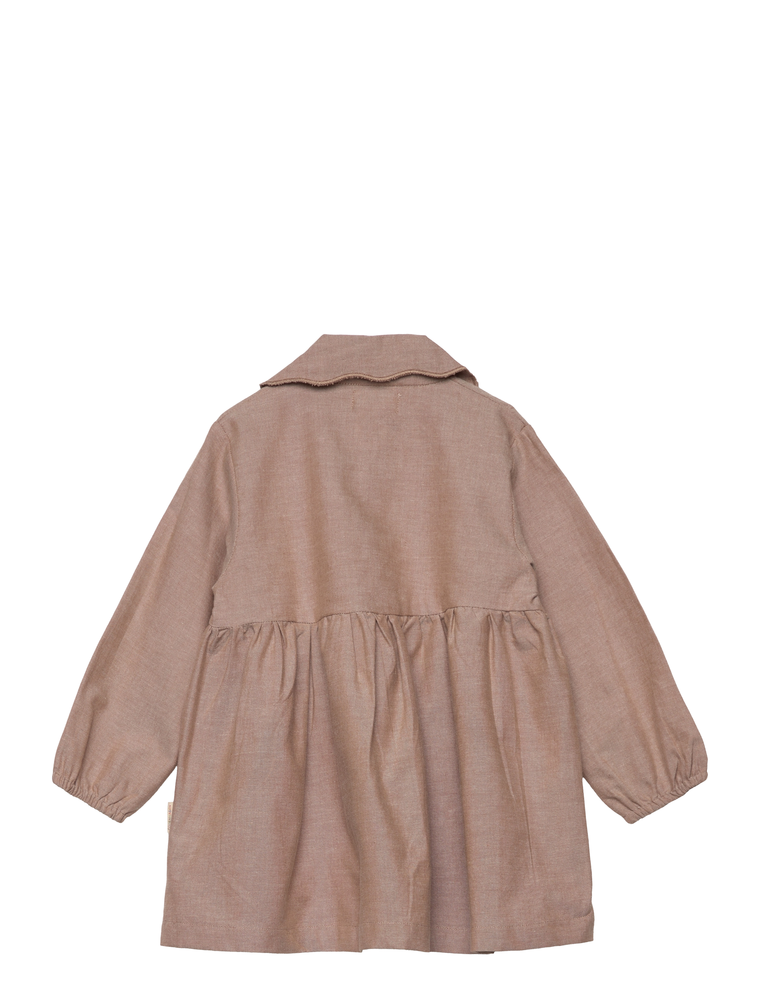 Copenhagen Colors - CHAMBRAY DRESS WITH COLLAR - nougat - 1