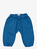 TWILL BABY PANTS - SHARP BLUE