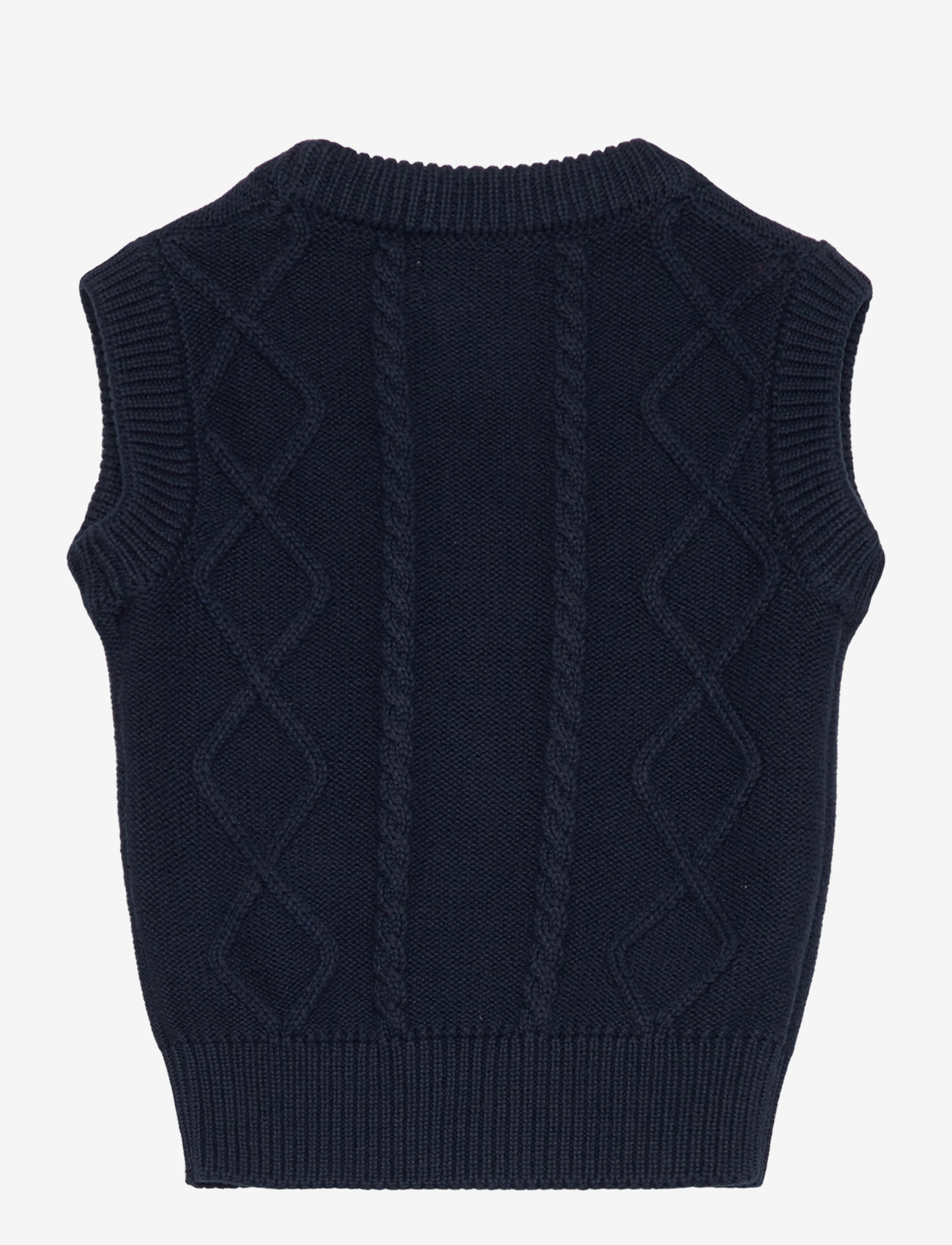 Copenhagen Colors - KNITTED CABLE VEST - veste - navy - 1