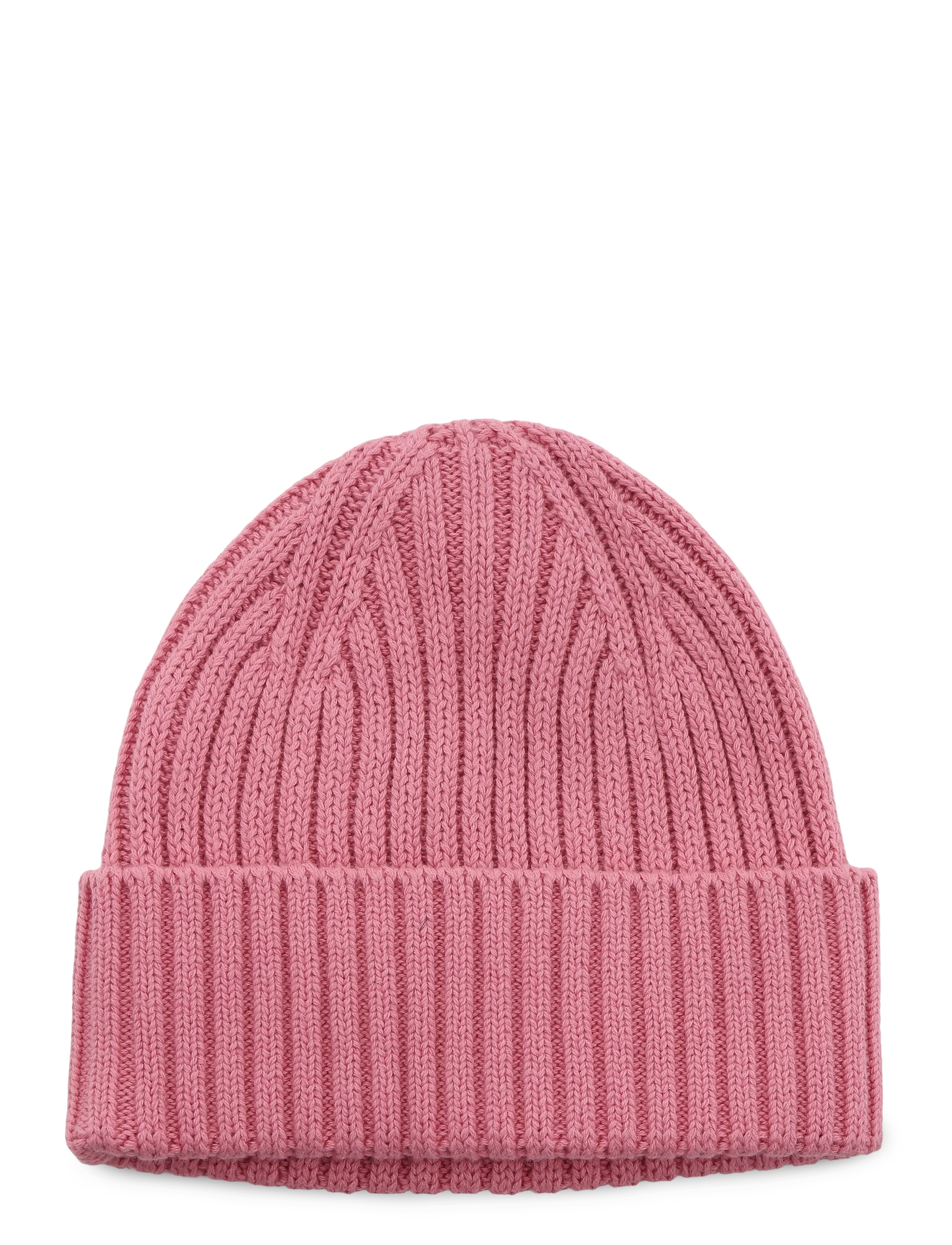 Copenhagen Colors - Cotton Knitted Classic Beanie - beanies - blossom pink - 1