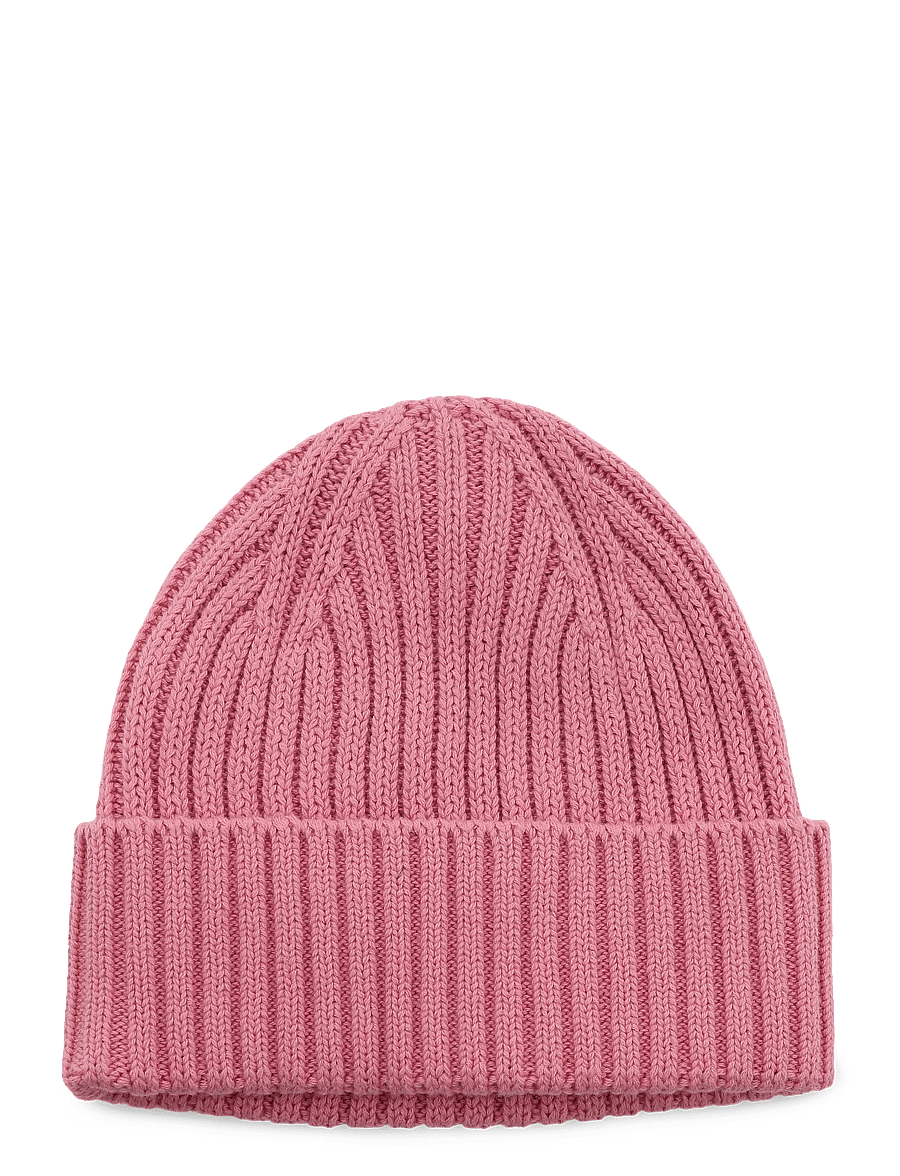 Copenhagen Colors - Cotton Knitted Classic Beanie - beanies - blossom pink - 1