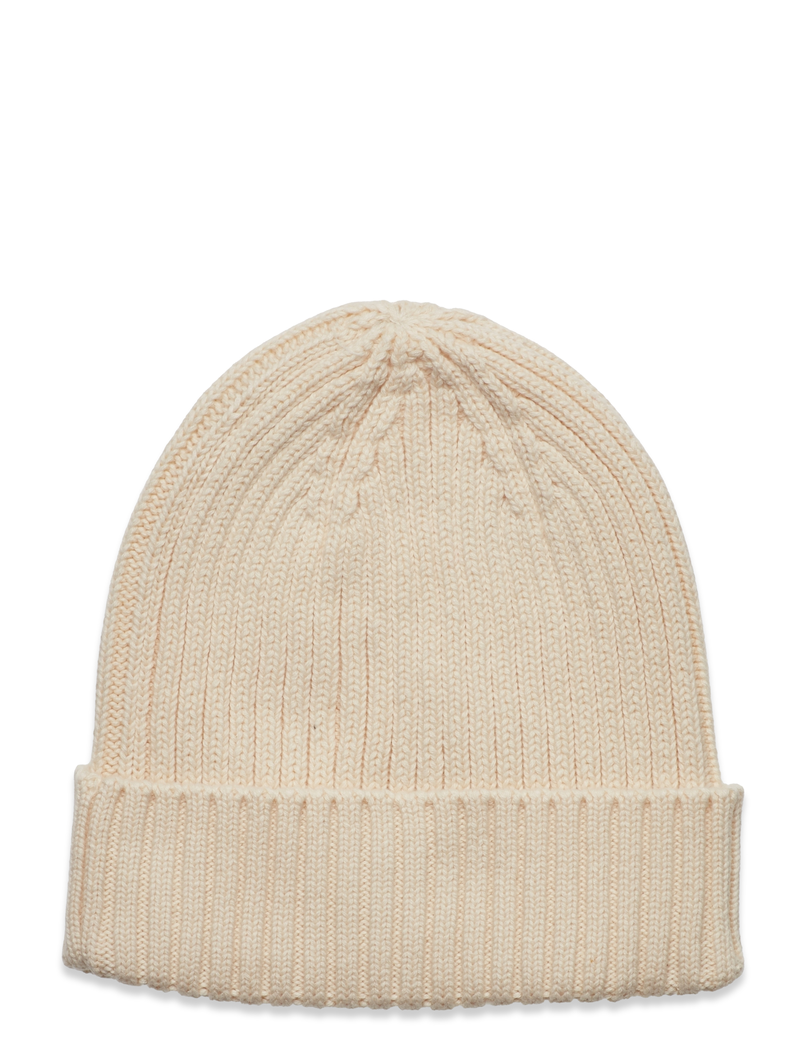 Copenhagen Colors - COTTON KNITTED CLASSIC BEANIE - beanies - cream - 1