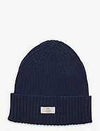 COTTON KNITTED CLASSIC BEANIE - NAVY